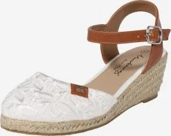 Mustang Sandalen Met Hak Sandaal Dames Wit