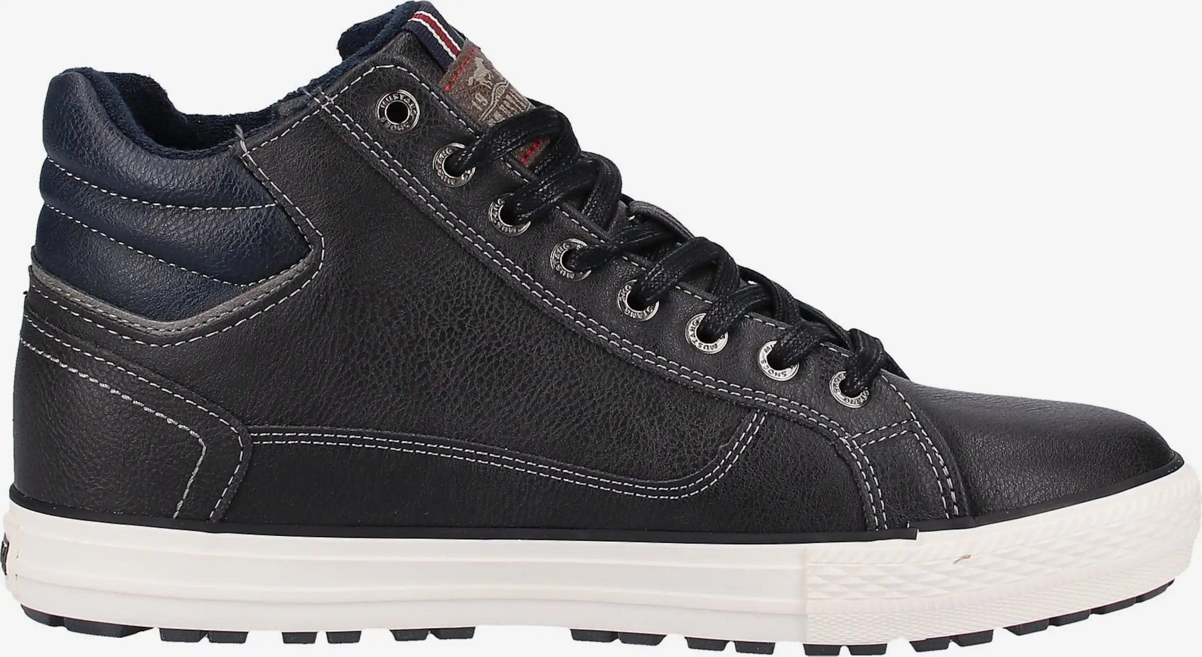 Mustang Hoge Sneakers Sneakers Hoog Heren Antraciet - Afbeelding 4