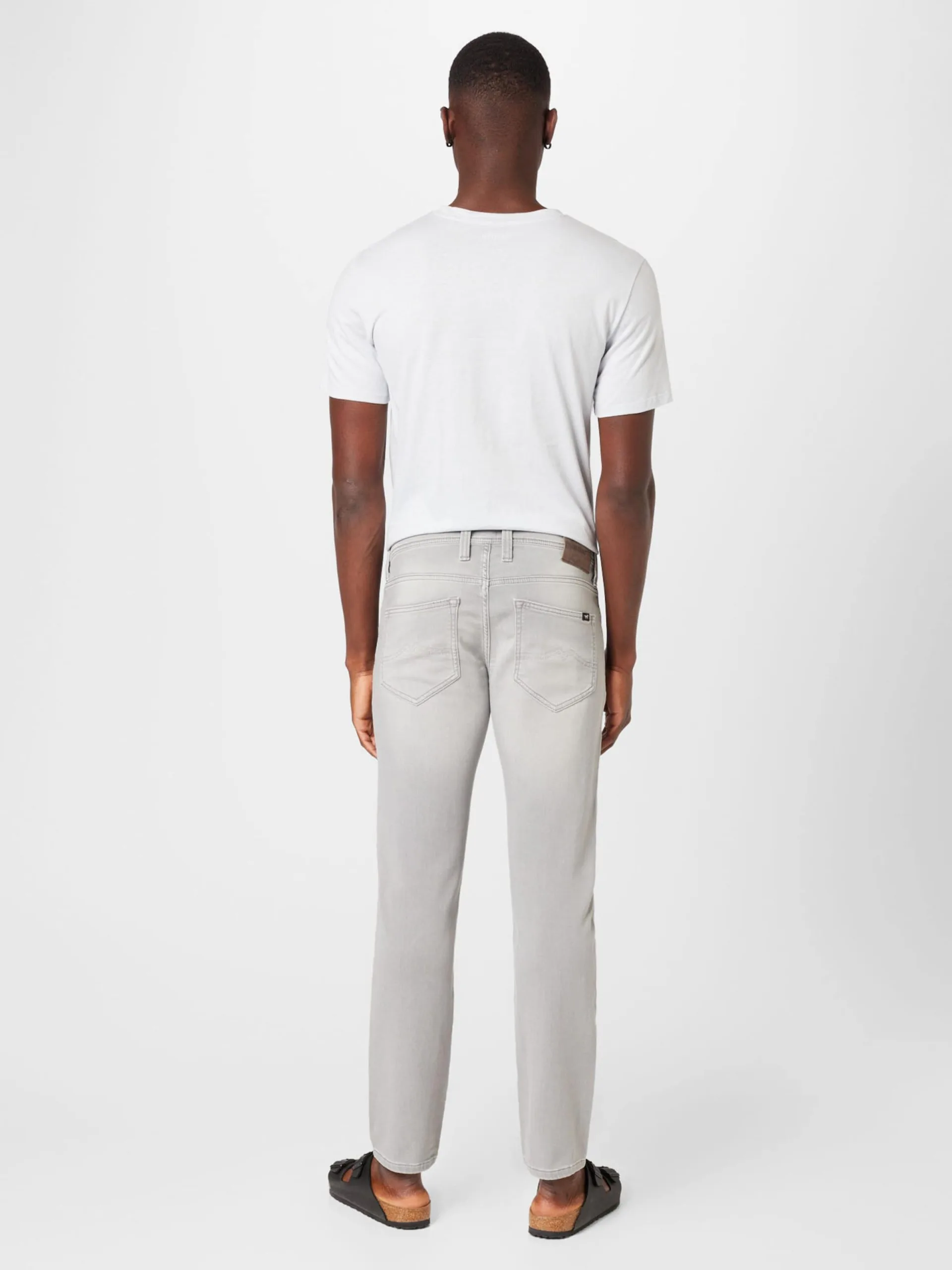 Mustang Straight Regular Jeans Oregon Heren Lichtgrijs - Afbeelding 3