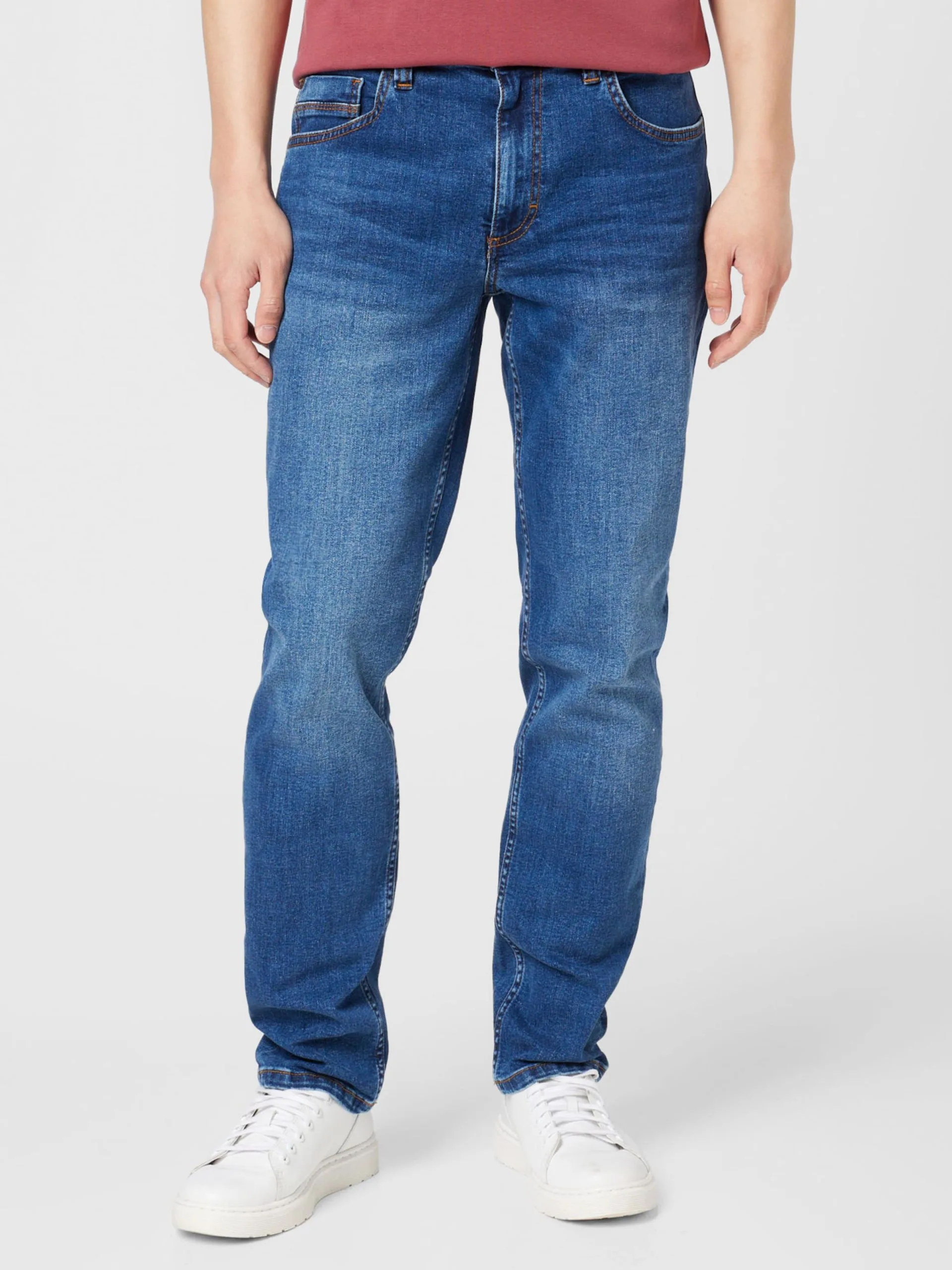 Mustang Straight Regular Jeans Washington 583 Heren Blauw - Afbeelding 3