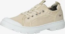 Mustang Veterschoenen Veterschoen Dames Lichtbeige