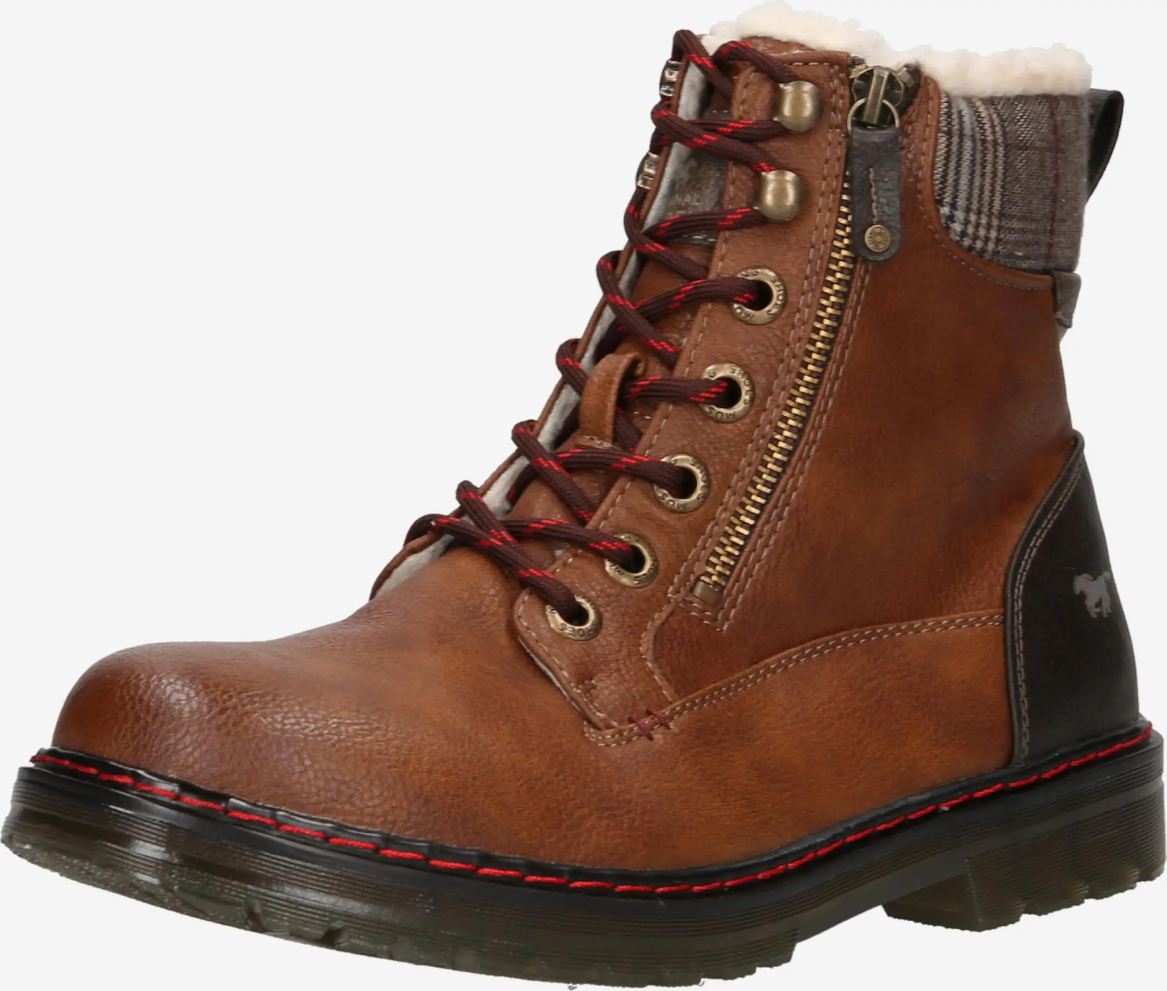 Mustang Boots & Laarzen Veterboots Heren Cognac / Donkerbruin