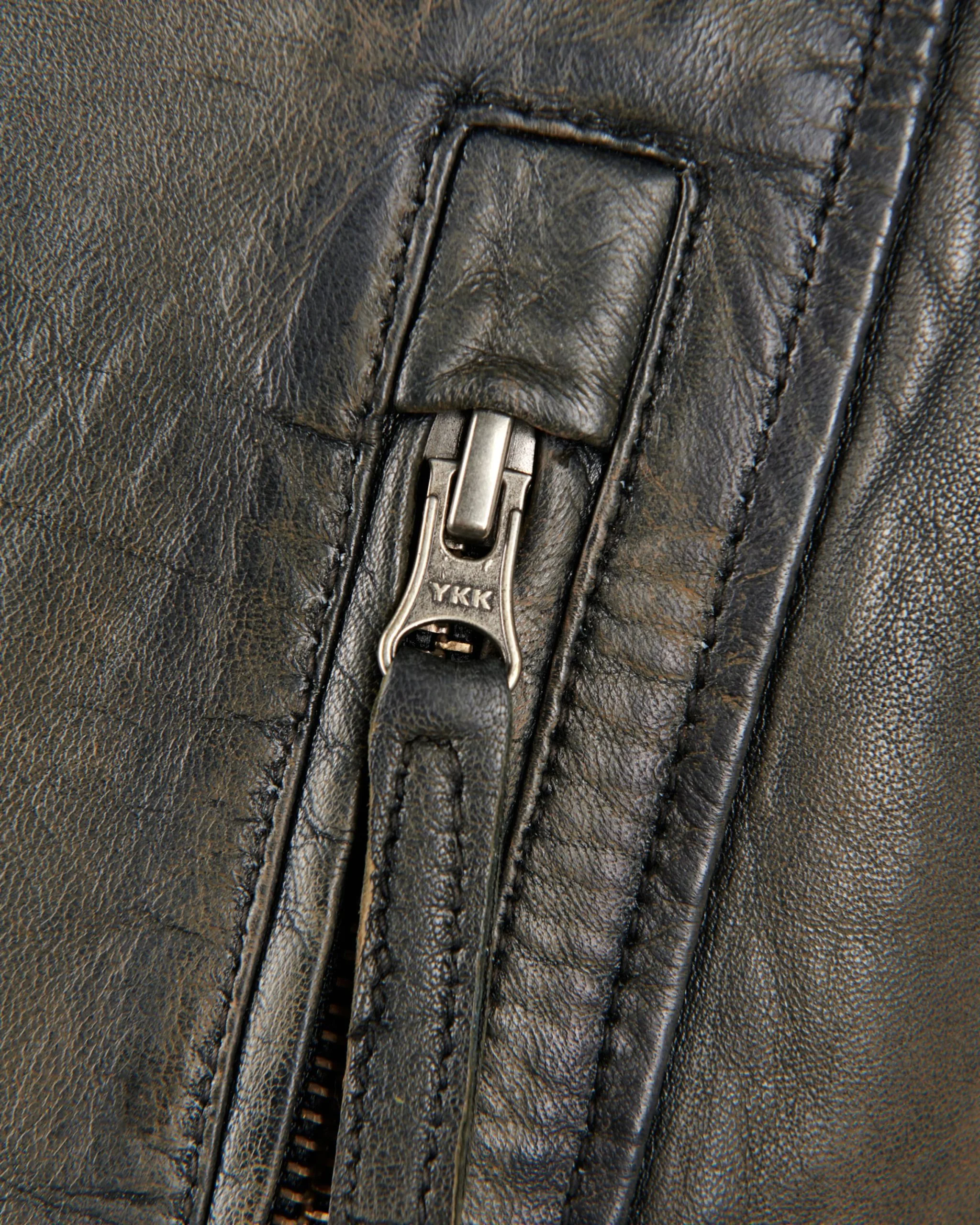 Mustang Leren Jassen Tussenjas Cruz Heren Bruin - Afbeelding 5