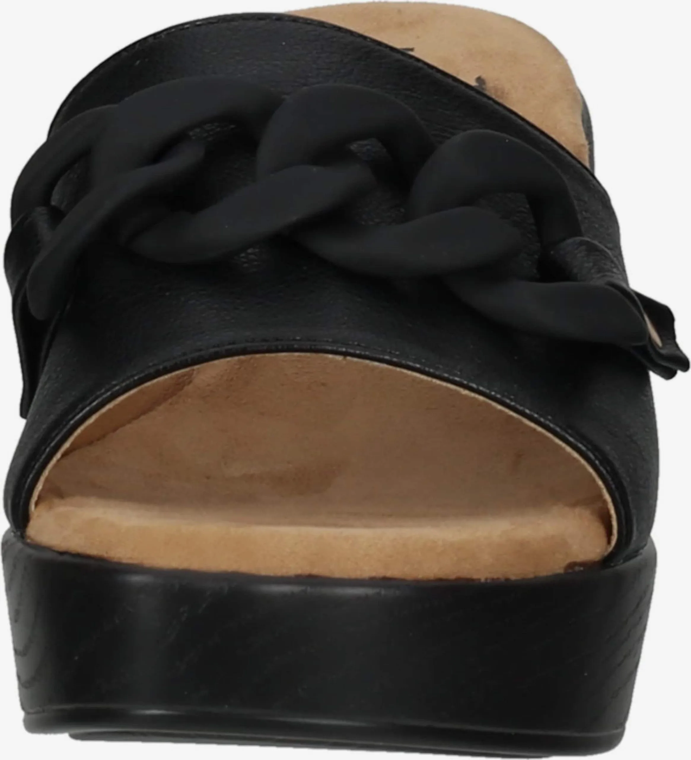 Mustang Sandalen Met Hak Muiltjes Dames Zwart - Afbeelding 3