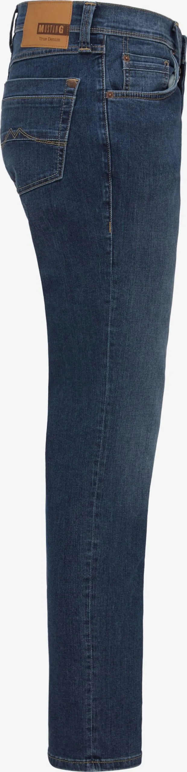 Mustang Straight Regular Jeans Washington Heren Donkerblauw - Afbeelding 4