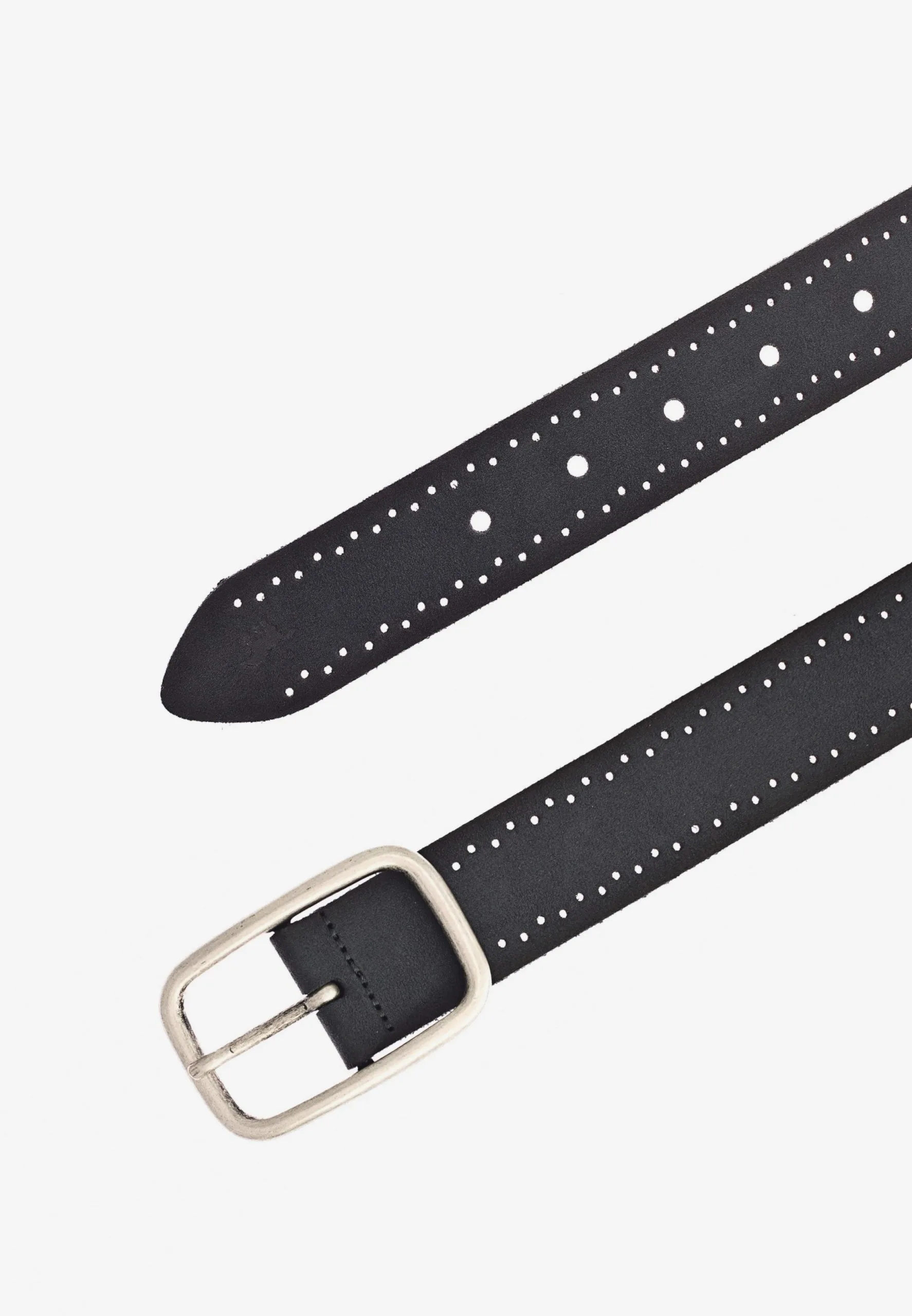 Mustang Leren Riemen Riem Dames Antraciet - Afbeelding 3