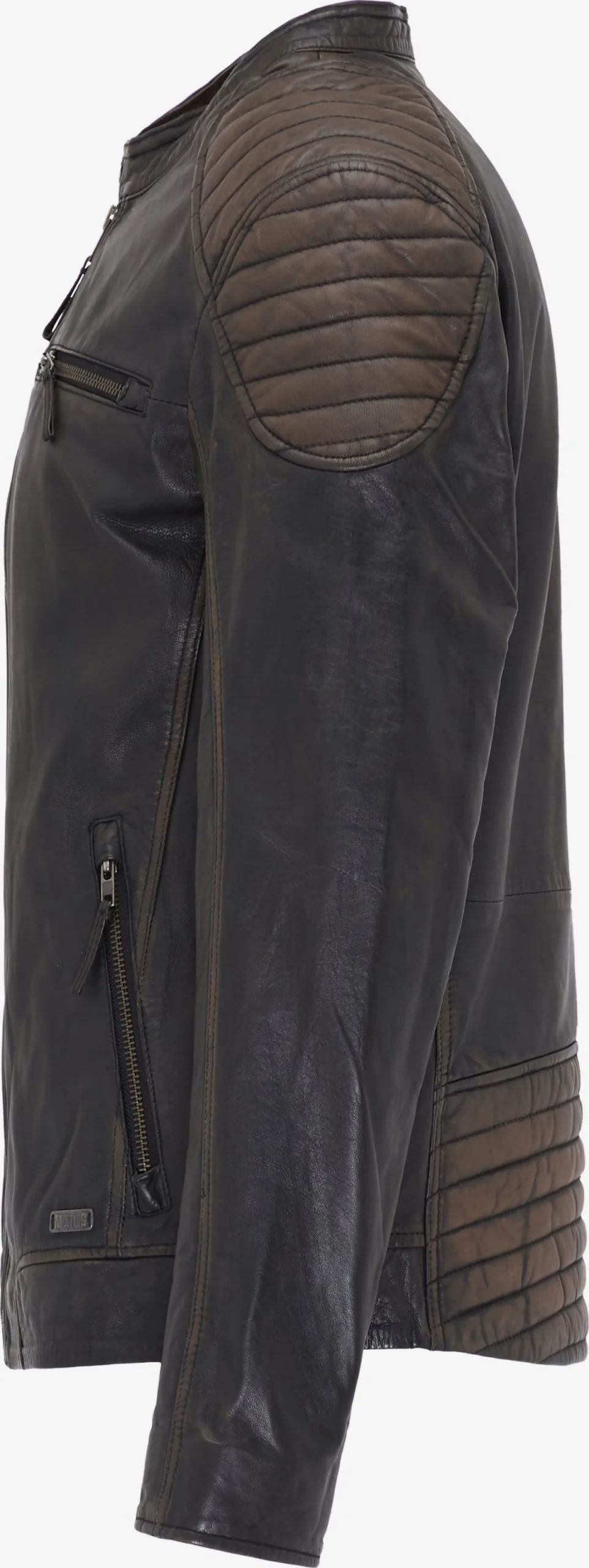Mustang Leren Jassen Tussenjas Heren Chocoladebruin / Sepia - Afbeelding 3