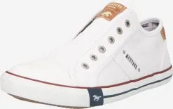 Mustang Slip-on Sneakers Slip-ons Heren Wit