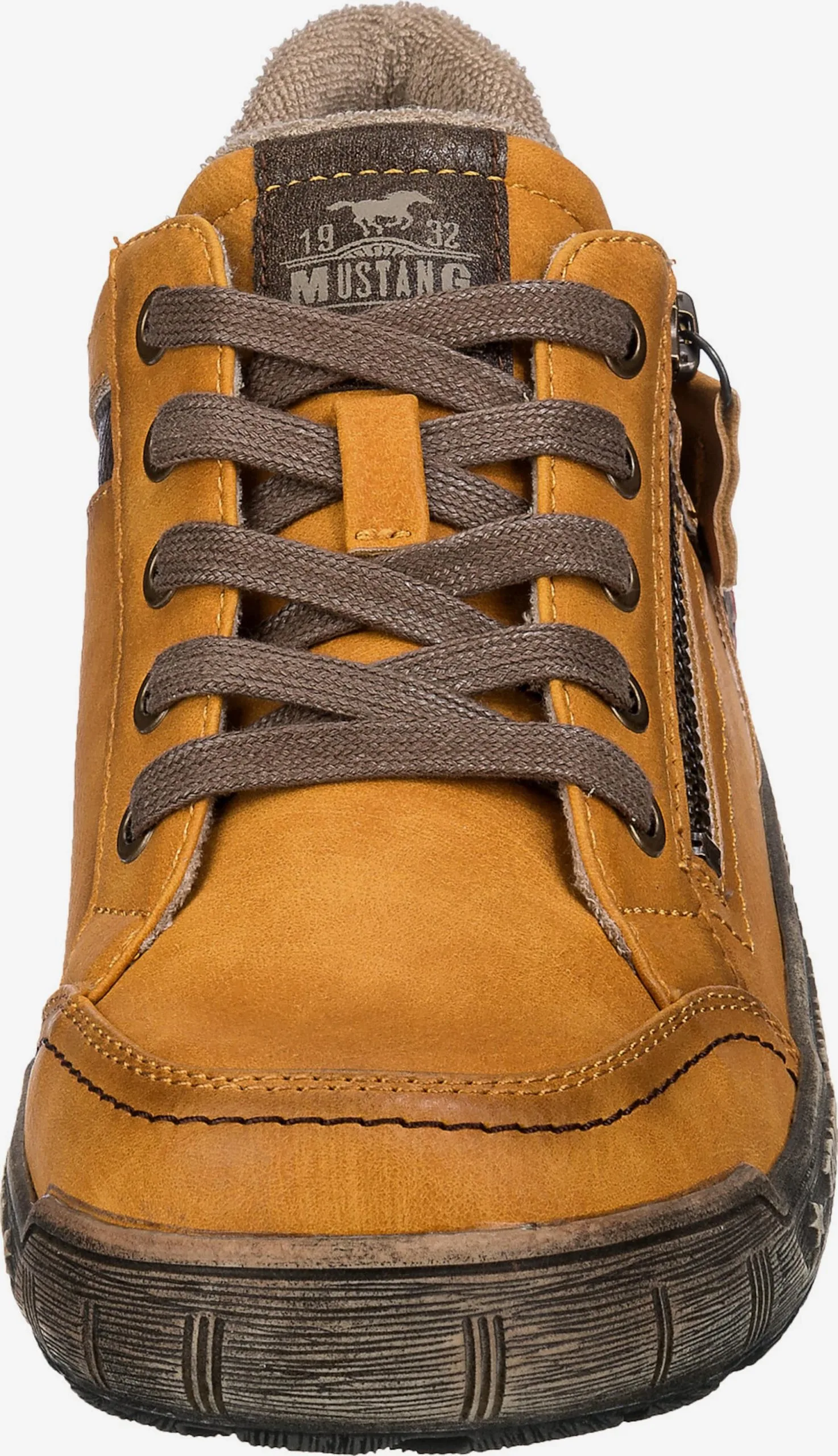 Mustang Casual Sneakers Sneakers Laag Dames Geel - Afbeelding 3