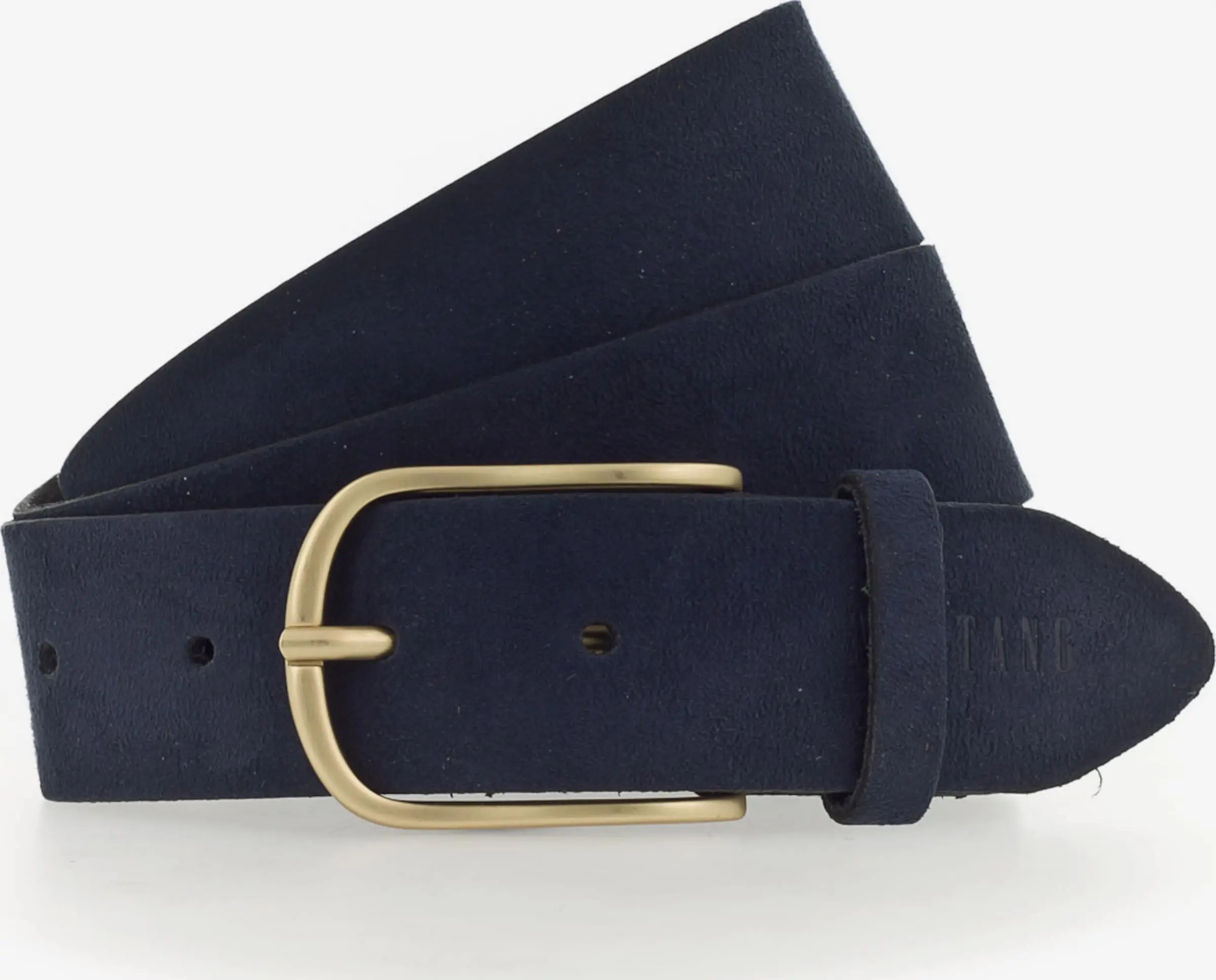 Mustang Leren Riemen Riem Dames Marine