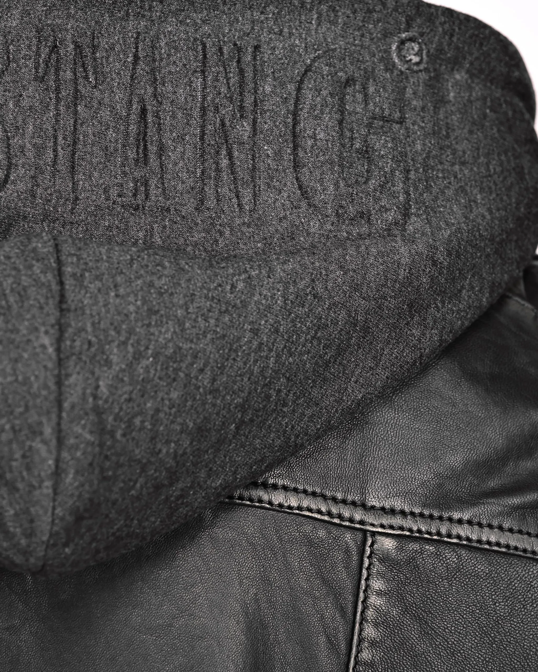 Mustang Leren Jassen Tussenjas 31021306 Heren Zwart - Afbeelding 9