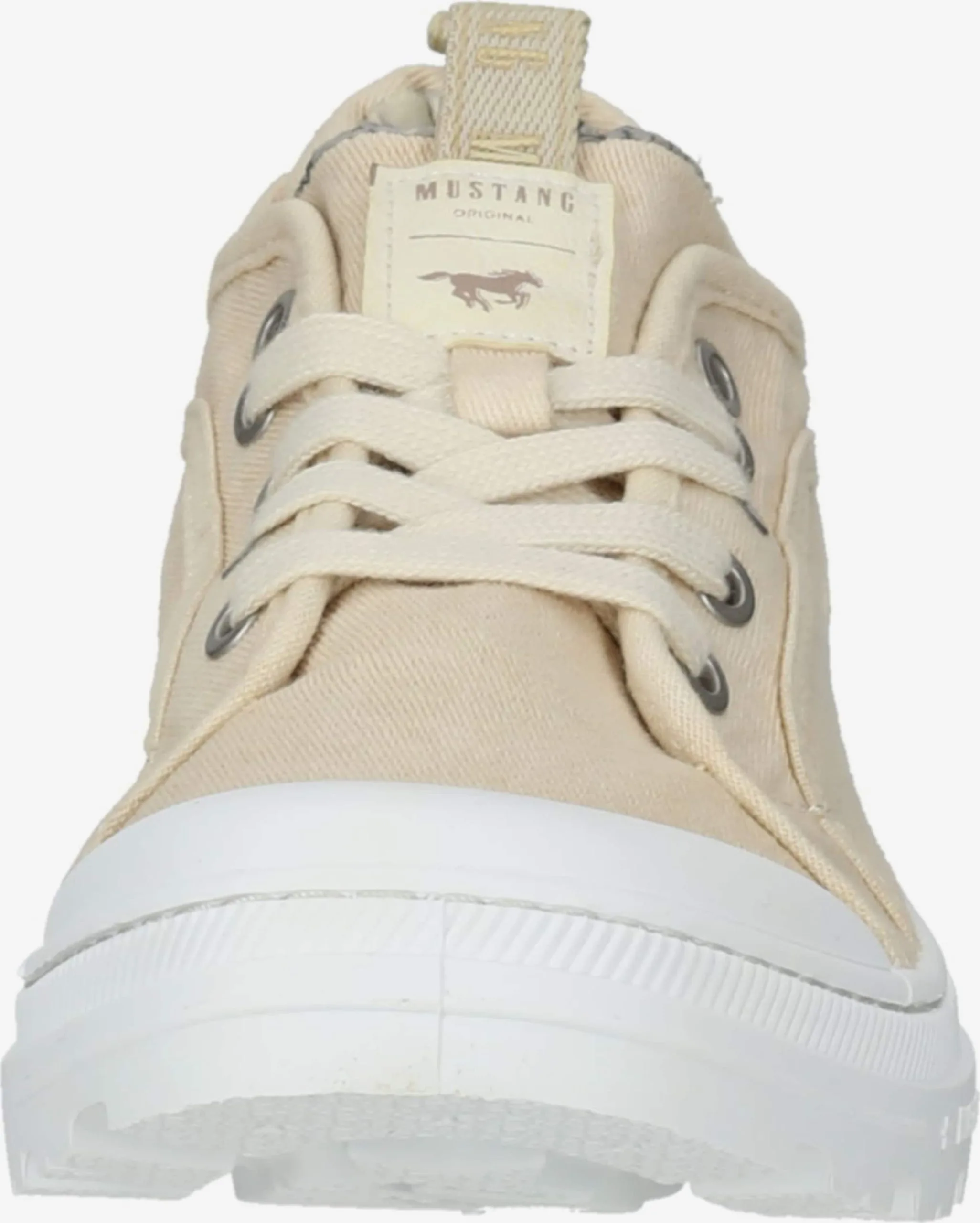 Mustang Veterschoenen Veterschoen Dames Lichtbeige - Afbeelding 3