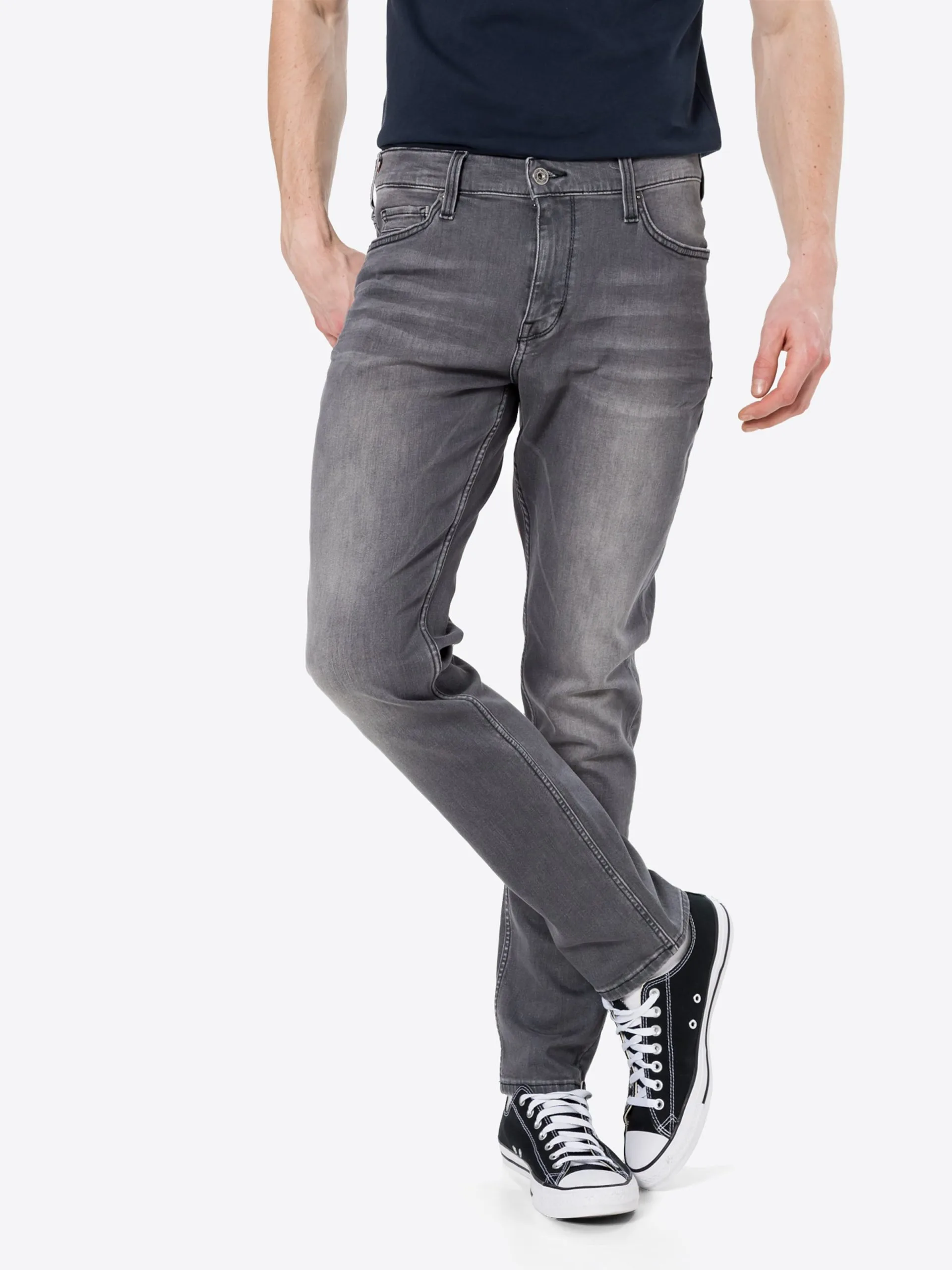 Mustang Straight Regular Jeans Vegas Heren Grijs - Afbeelding 3