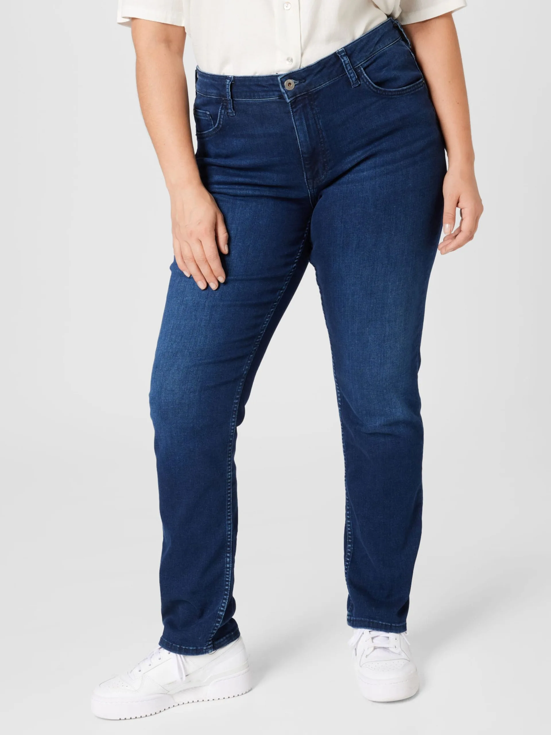 Mustang Straight Regular Jeans Sissy Dames Donkerblauw - Afbeelding 3