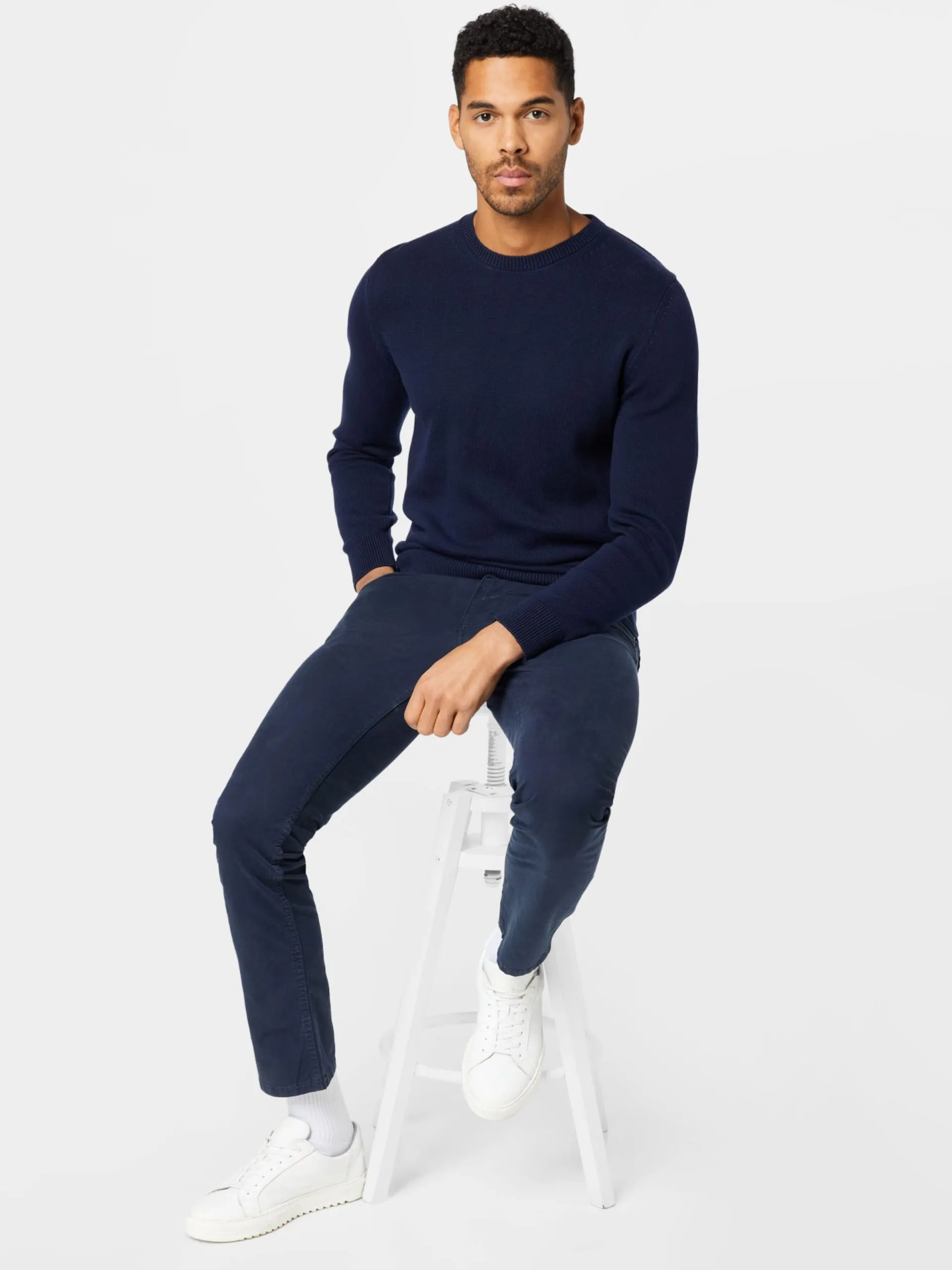 Mustang Pantalons Slimfit Broek Washington Heren Donkerblauw - Afbeelding 4