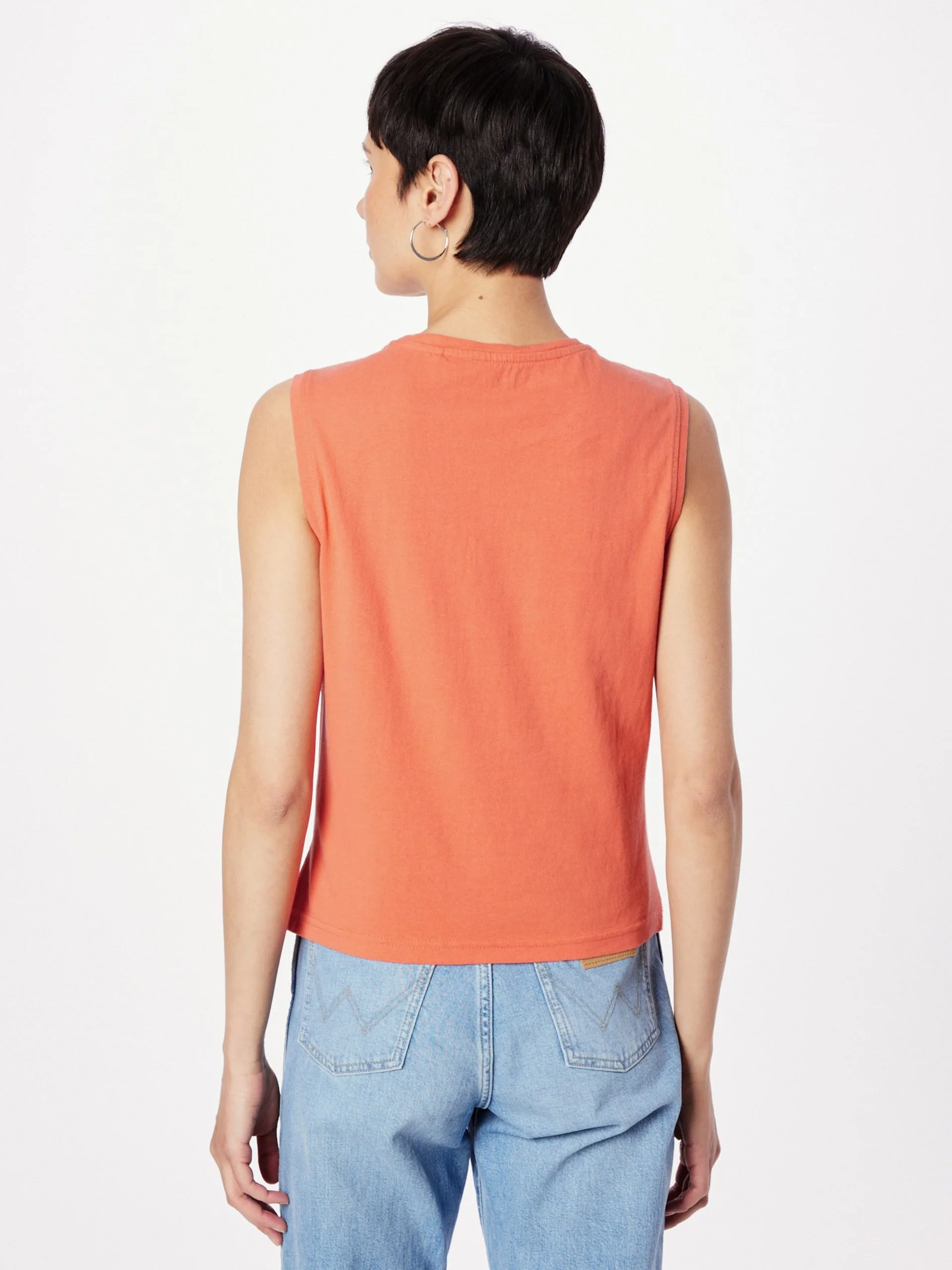 Mustang Mouwloze Shirts Top Anita Dames Framboos - Afbeelding 4