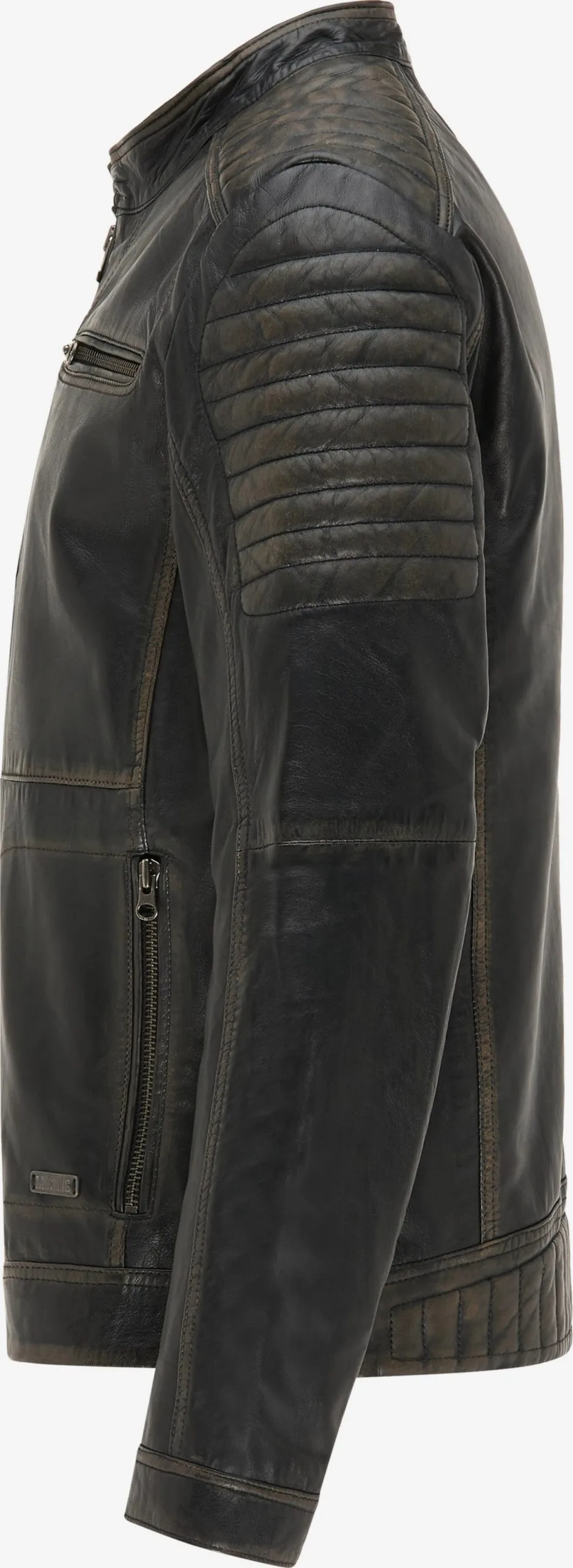 Mustang Leren Jassen Tussenjas Heren Donkerbruin - Afbeelding 3