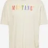 Mustang T-shirts Shirt Aidan Heren Wolwit