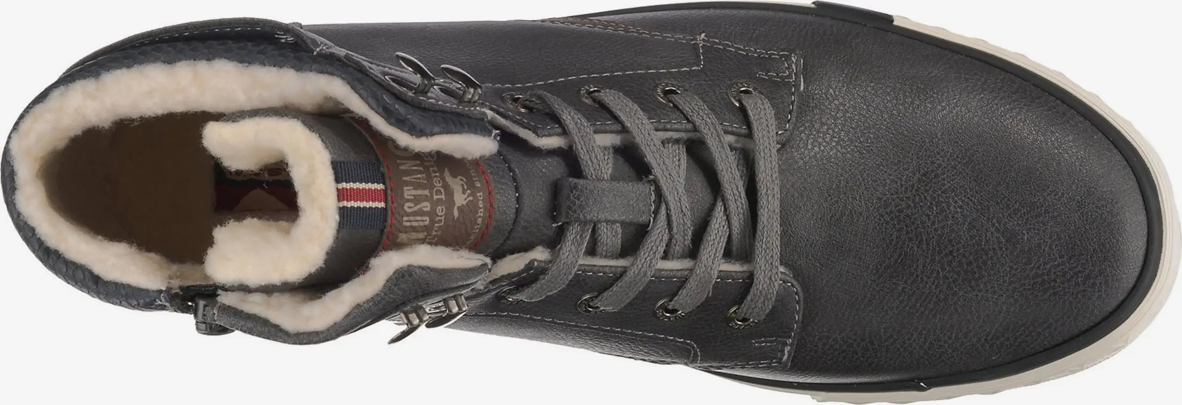 Mustang Hoge Sneakers Sneakers Hoog Heren Donkergrijs - Afbeelding 6