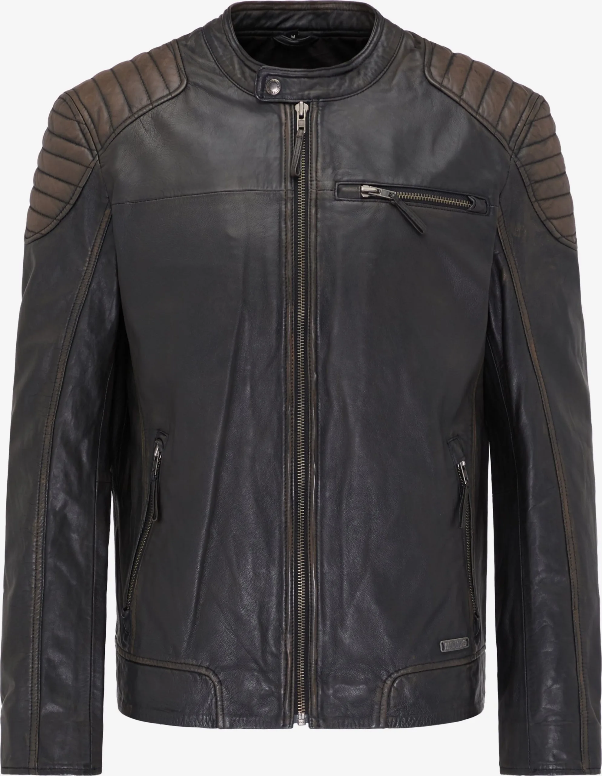 Mustang Leren Jassen Tussenjas Heren Chocoladebruin / Sepia