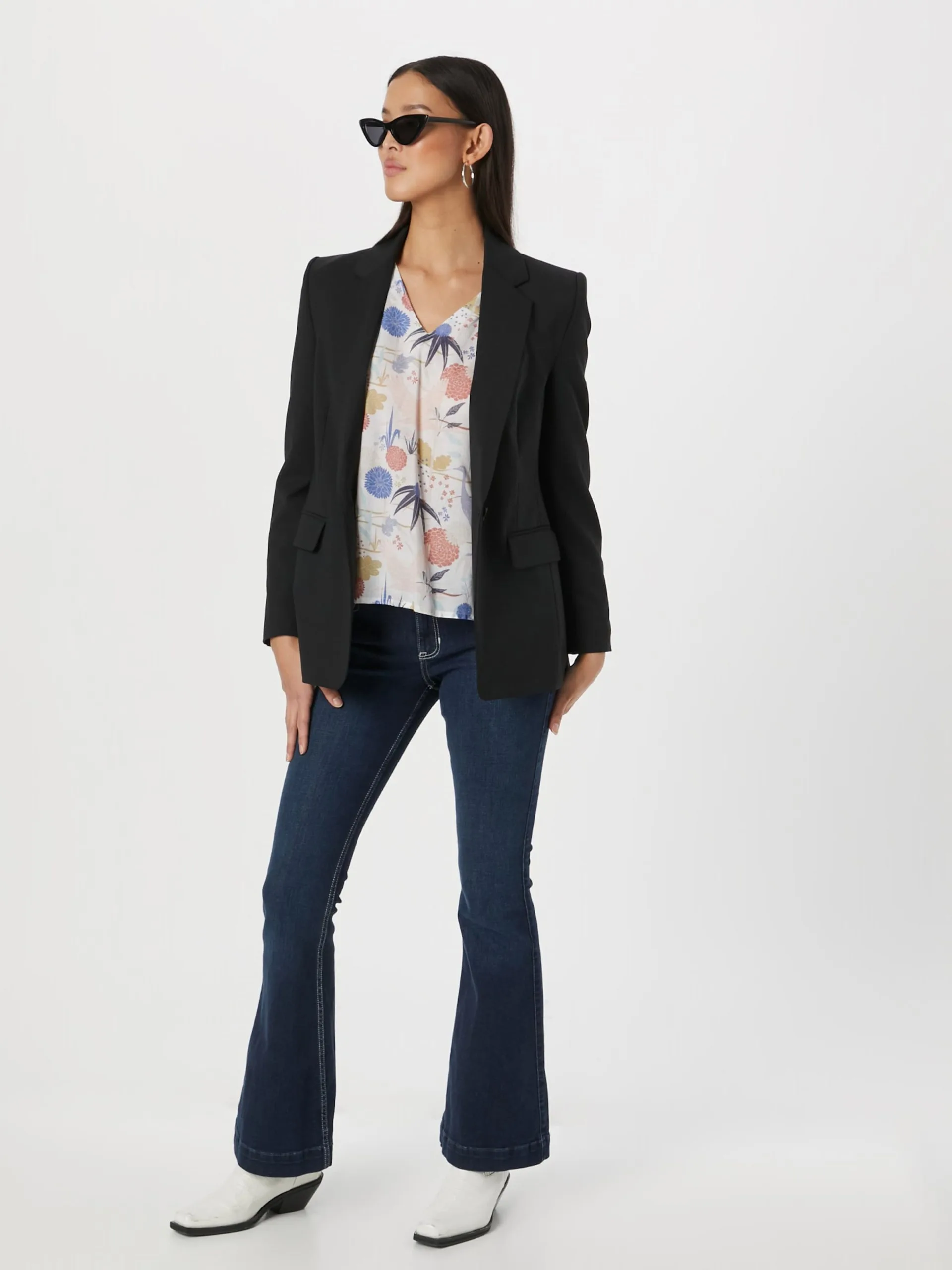 Mustang Blouseshirts Blouse Emma Dames Natuurwit - Afbeelding 5