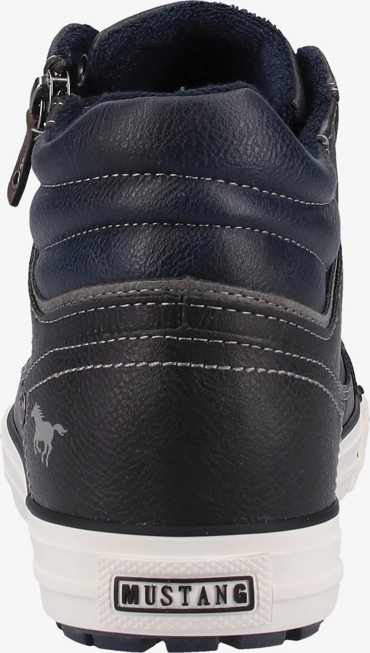 Mustang Hoge Sneakers Sneakers Hoog Heren Antraciet - Afbeelding 3