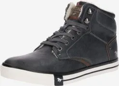Mustang Hoge Sneakers Sneakers Hoog Heren Donkergrijs