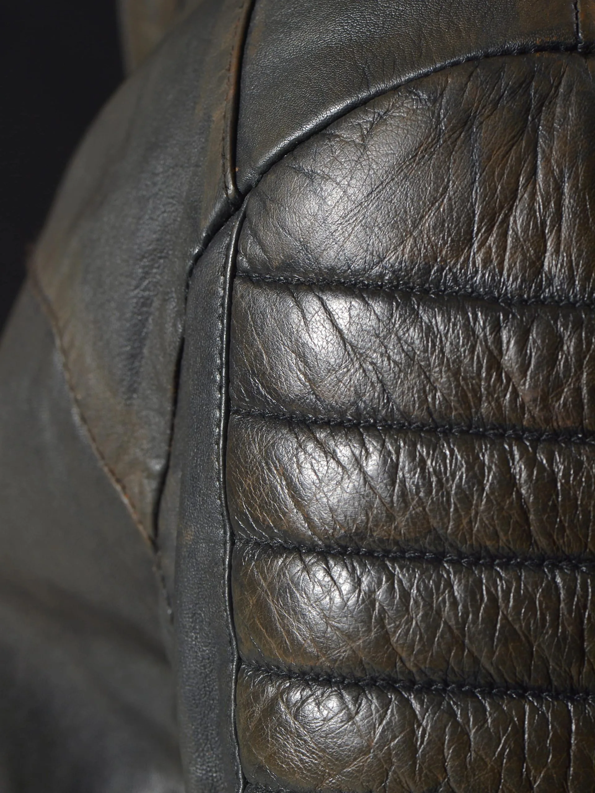 Mustang Leren Jassen Tussenjas Garry Heren Kastanjebruin - Afbeelding 6