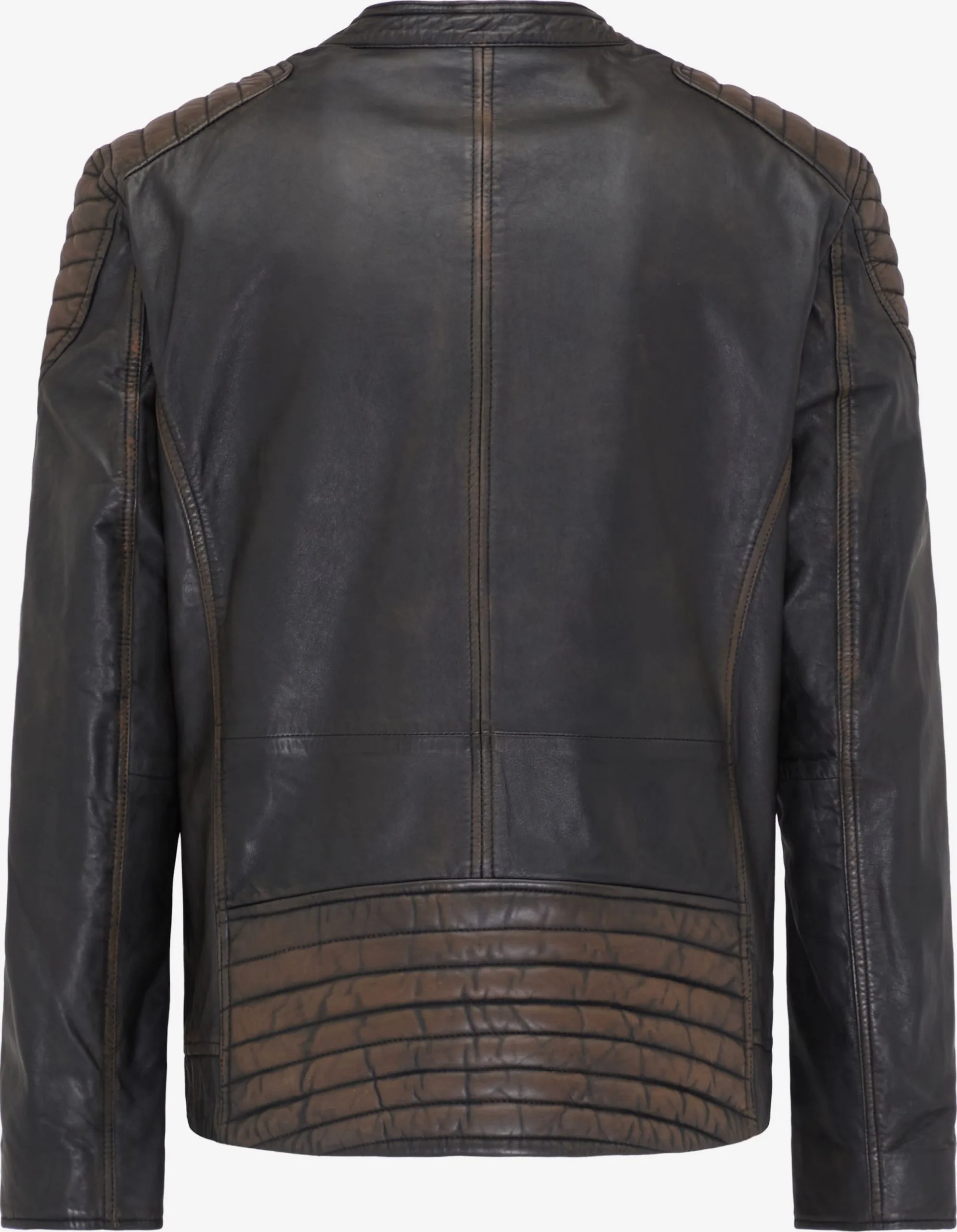 Mustang Leren Jassen Tussenjas Heren Chocoladebruin / Sepia - Afbeelding 2