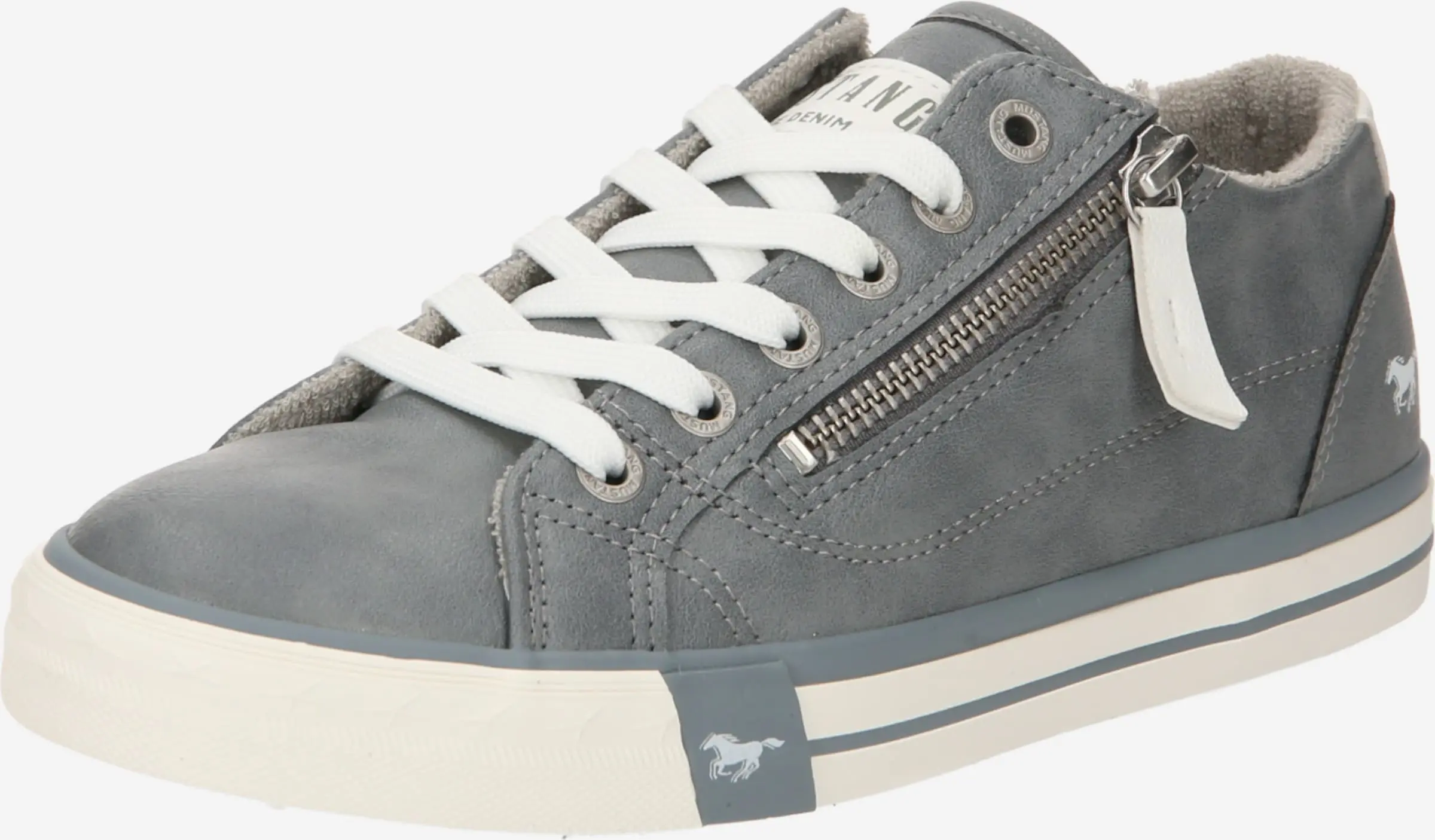Mustang Skate Sneakers Sneakers Laag Dames Smoky Blue