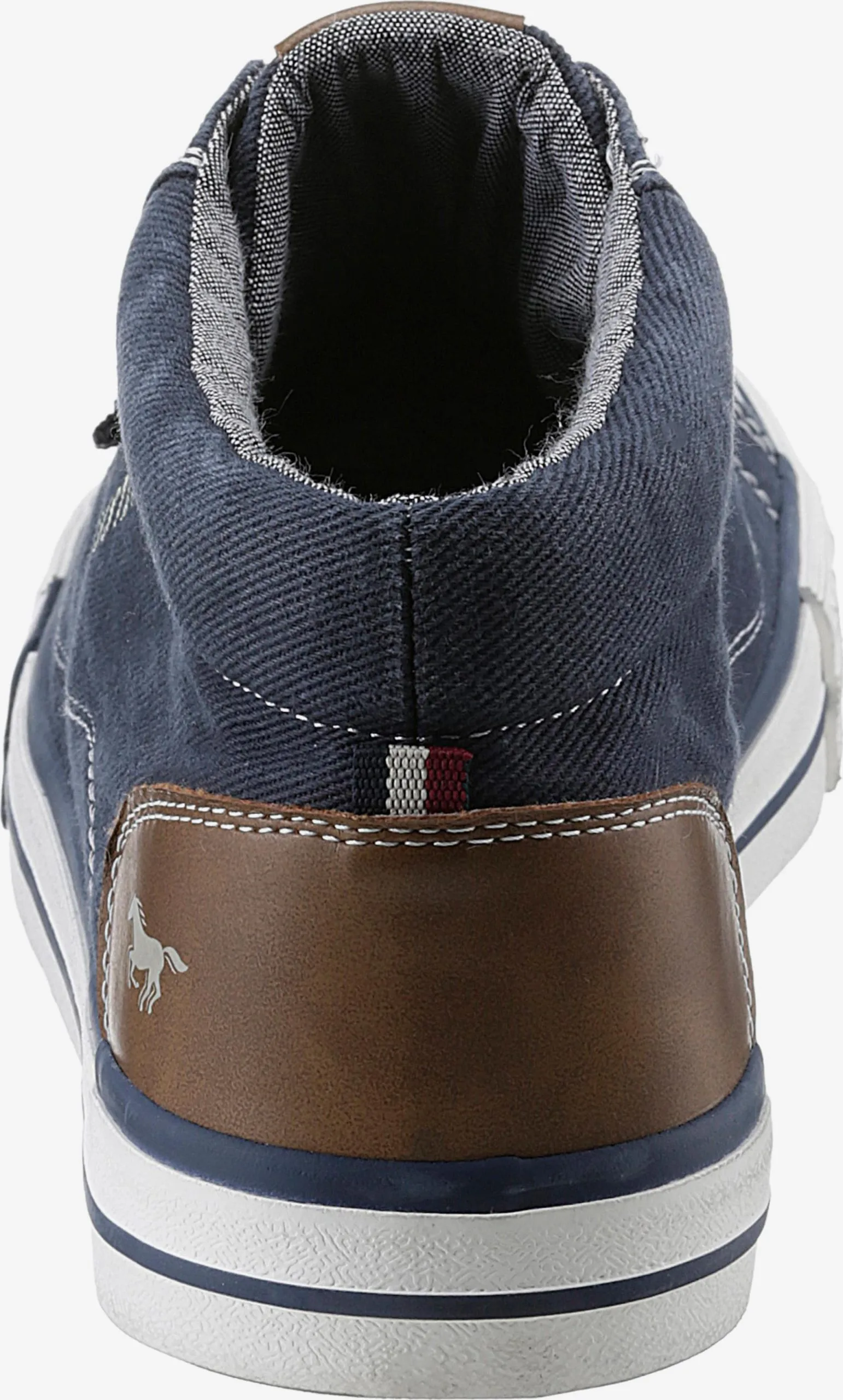 Mustang Hoge Sneakers Sneakers Hoog Heren Navy - Afbeelding 6
