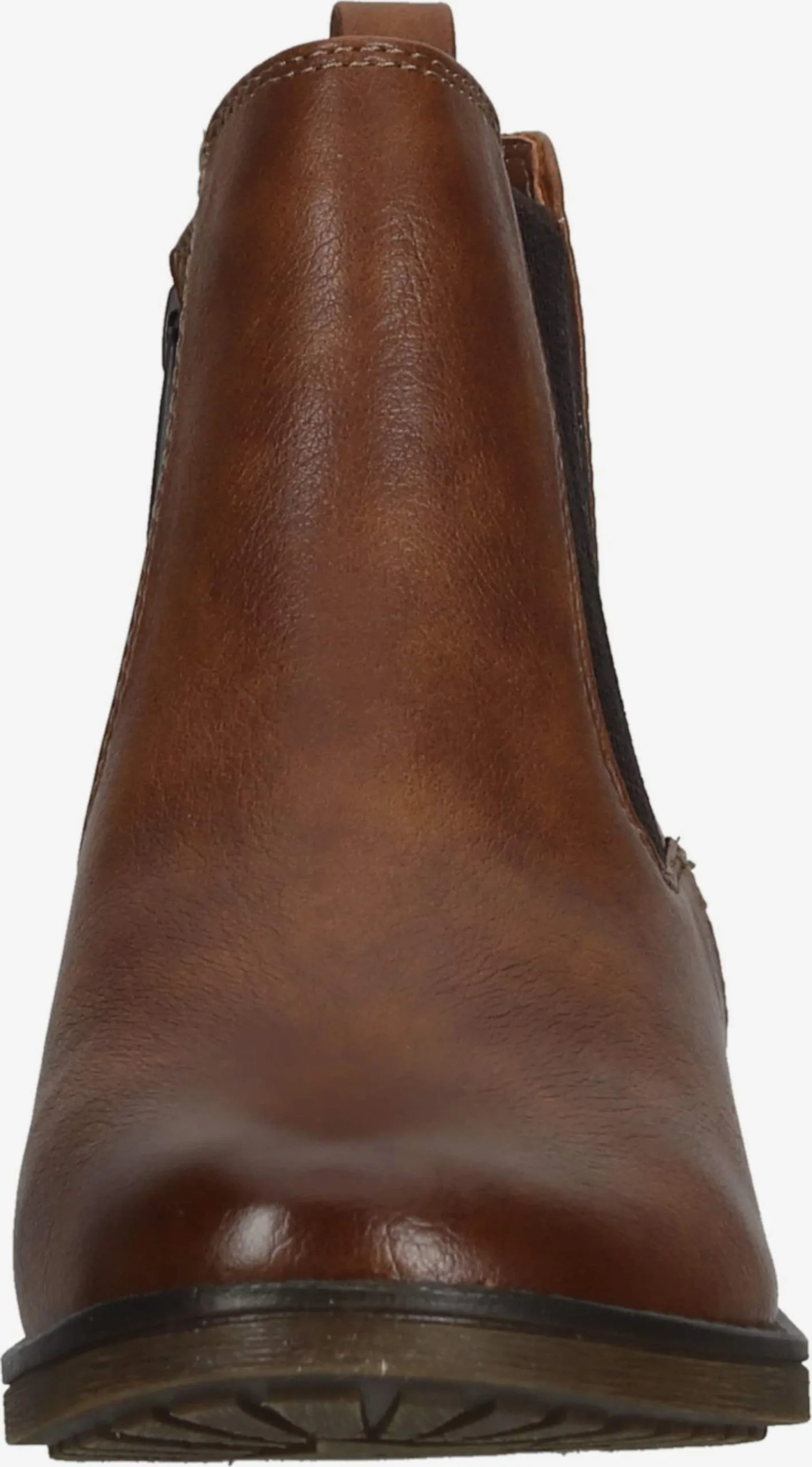 Mustang Enkellaarsjes Chelsea Boots Dames Cognac / Donkerbruin - Afbeelding 3