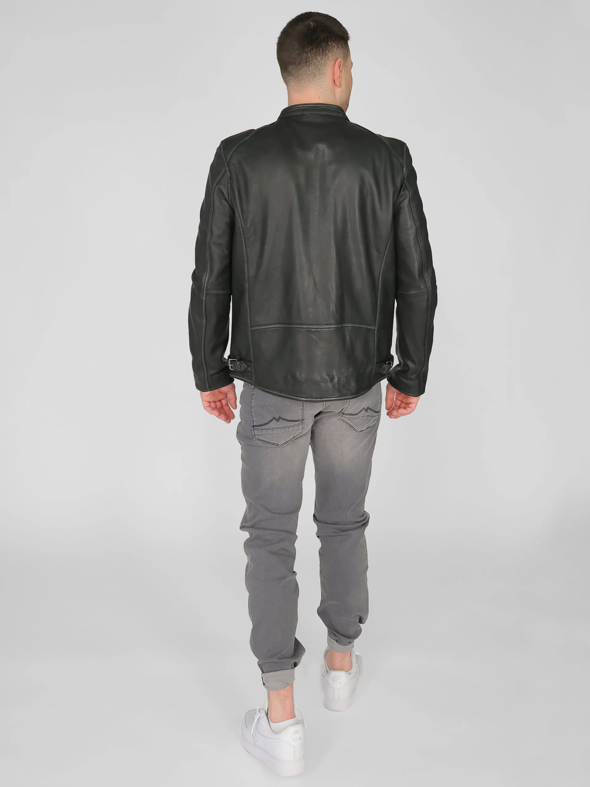 Mustang Leren Jassen Tussenjas 31021308 Heren Zwart - Afbeelding 8