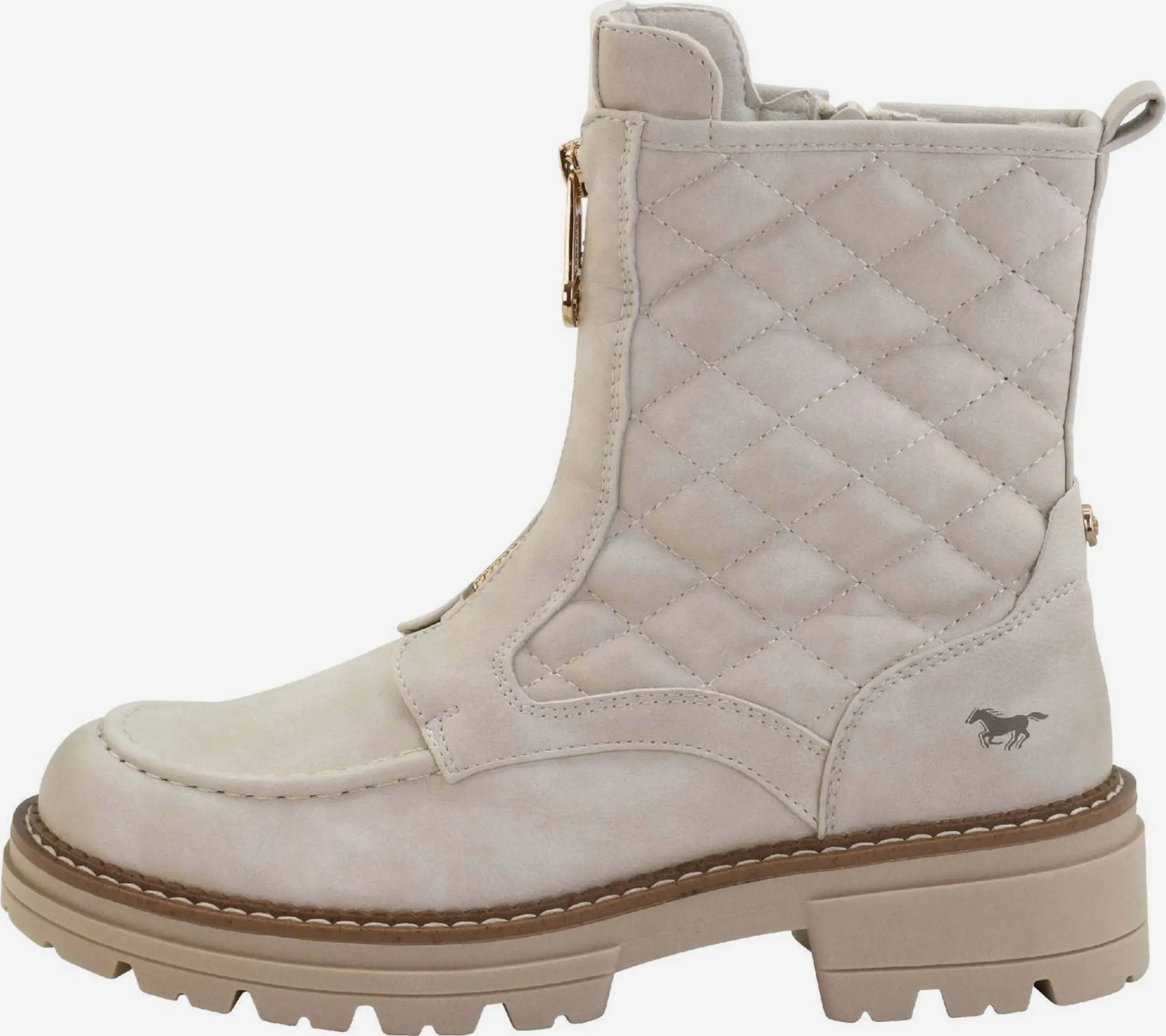 Mustang Klassieke Enkellaarsjes Enkellaarsjes 1437501 Dames Beige - Afbeelding 2