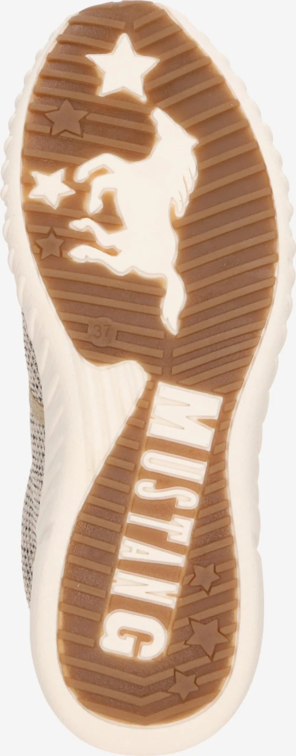 Mustang Fashion Sneakers Sneakers Laag Dames Beige / Grijs - Afbeelding 3