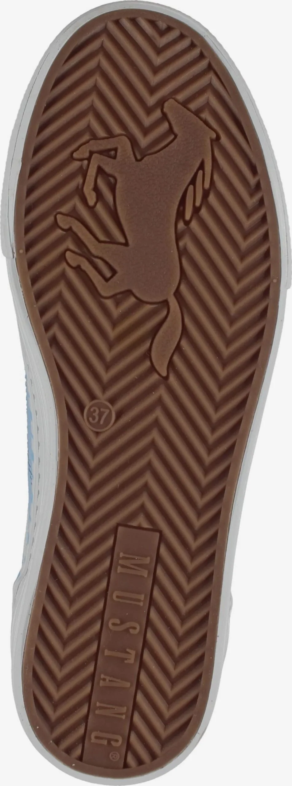 Mustang Casual Sneakers Sneakers Laag Dames Lichtblauw - Afbeelding 7