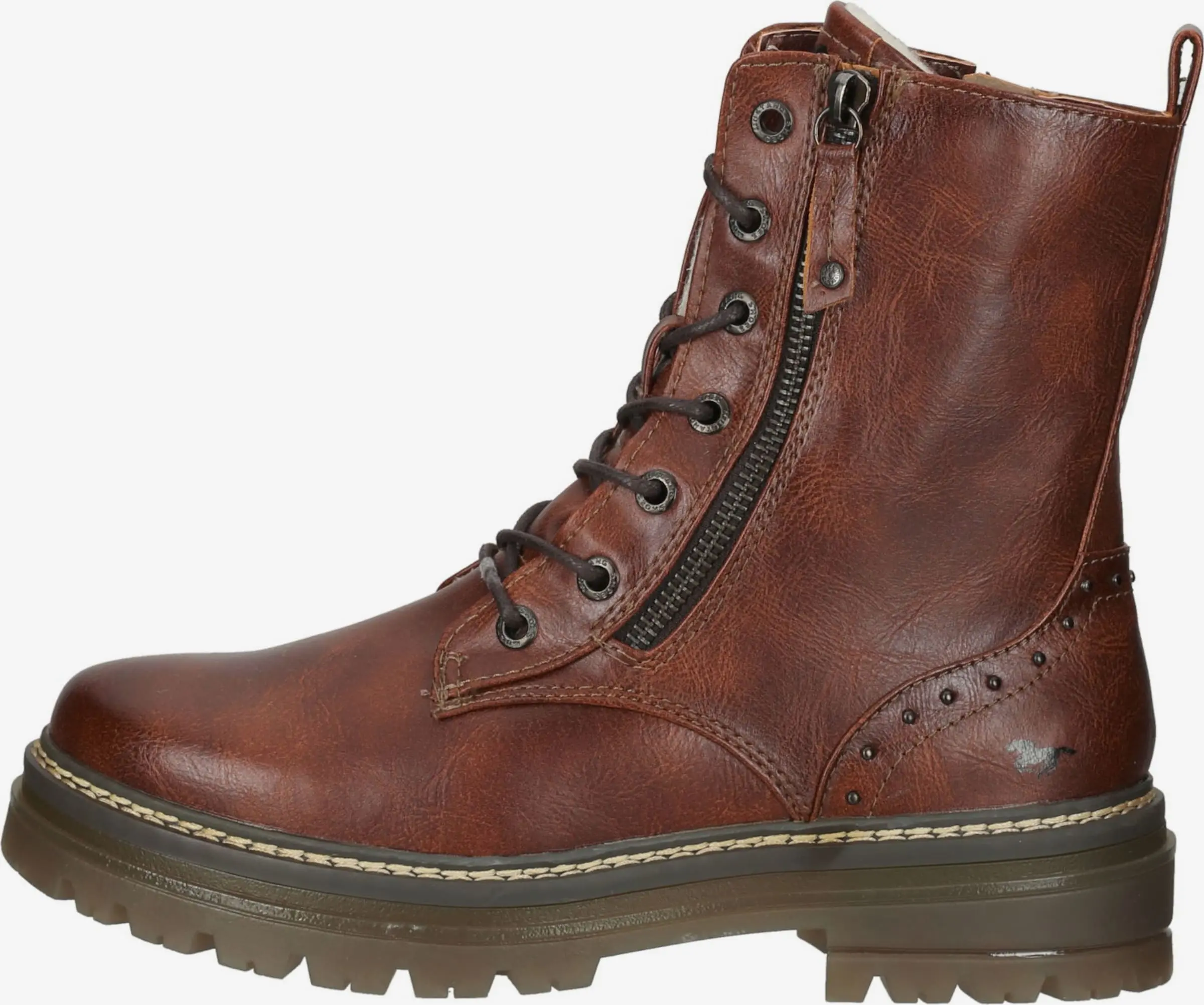 Mustang Klassieke Enkellaarsjes Enkellaarsjes Dames Kastanjebruin - Afbeelding 2