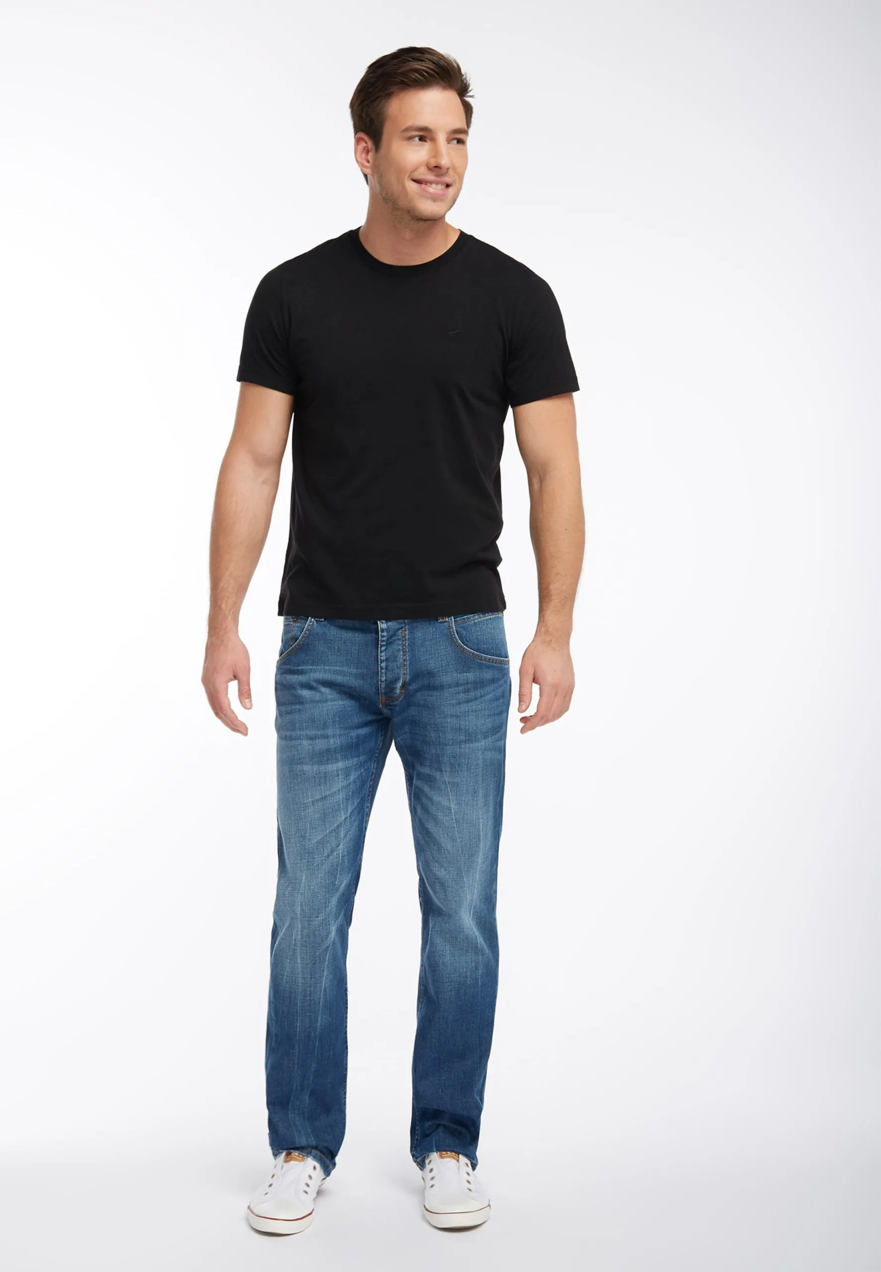 Mustang Straight Regular Jeans Michigan Heren Blauw - Afbeelding 7