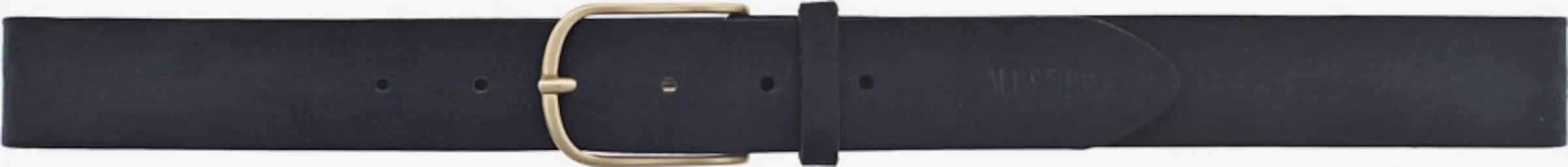 Mustang Leren Riemen Riem Dames Marine - Afbeelding 2