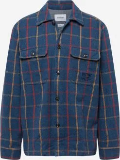 Mustang Geruite Overhemden Regular Fit Overhemd Clemens Heren Marine