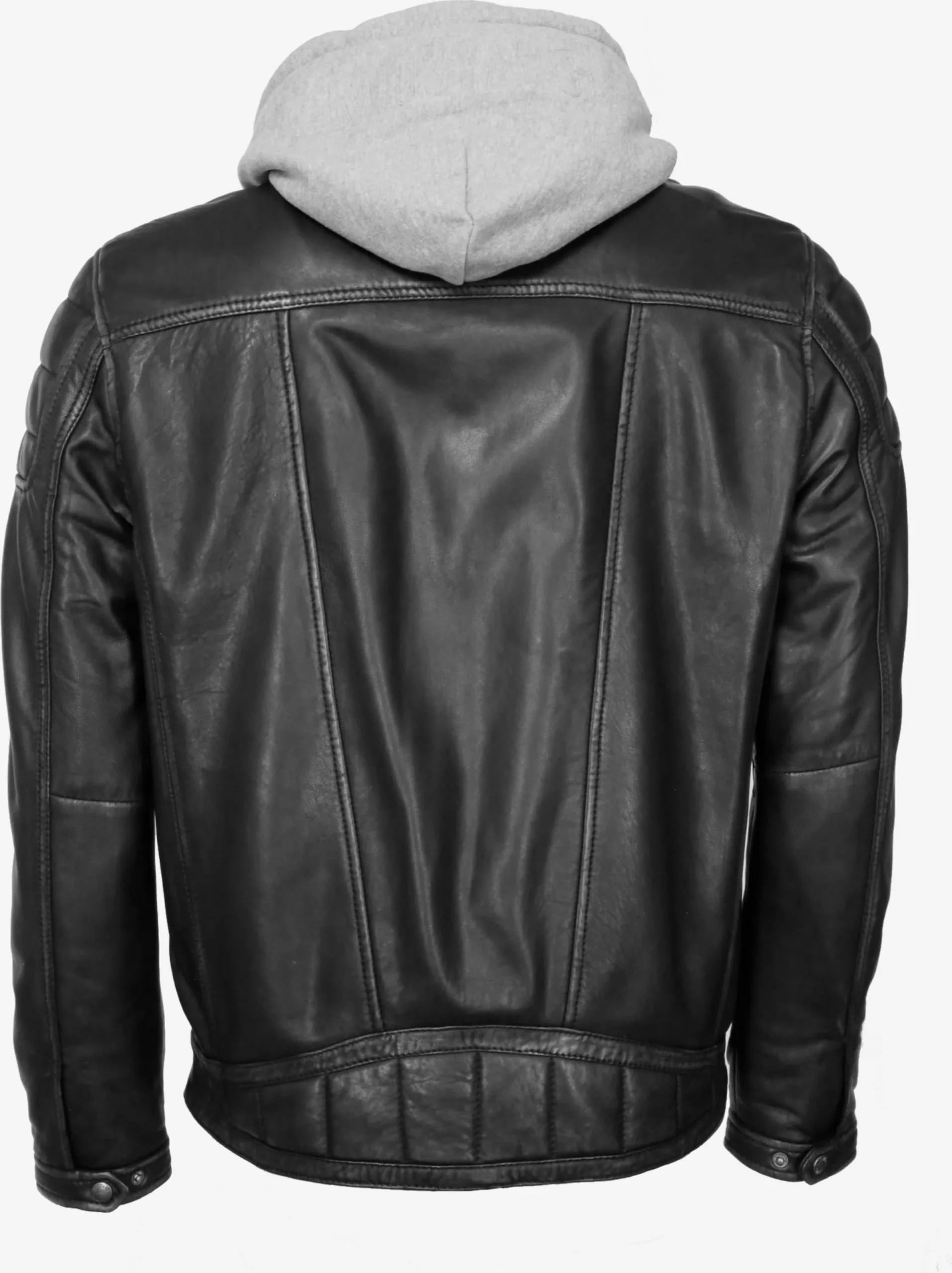 Mustang Leren Jassen Tussenjas Heren Zwart - Afbeelding 2