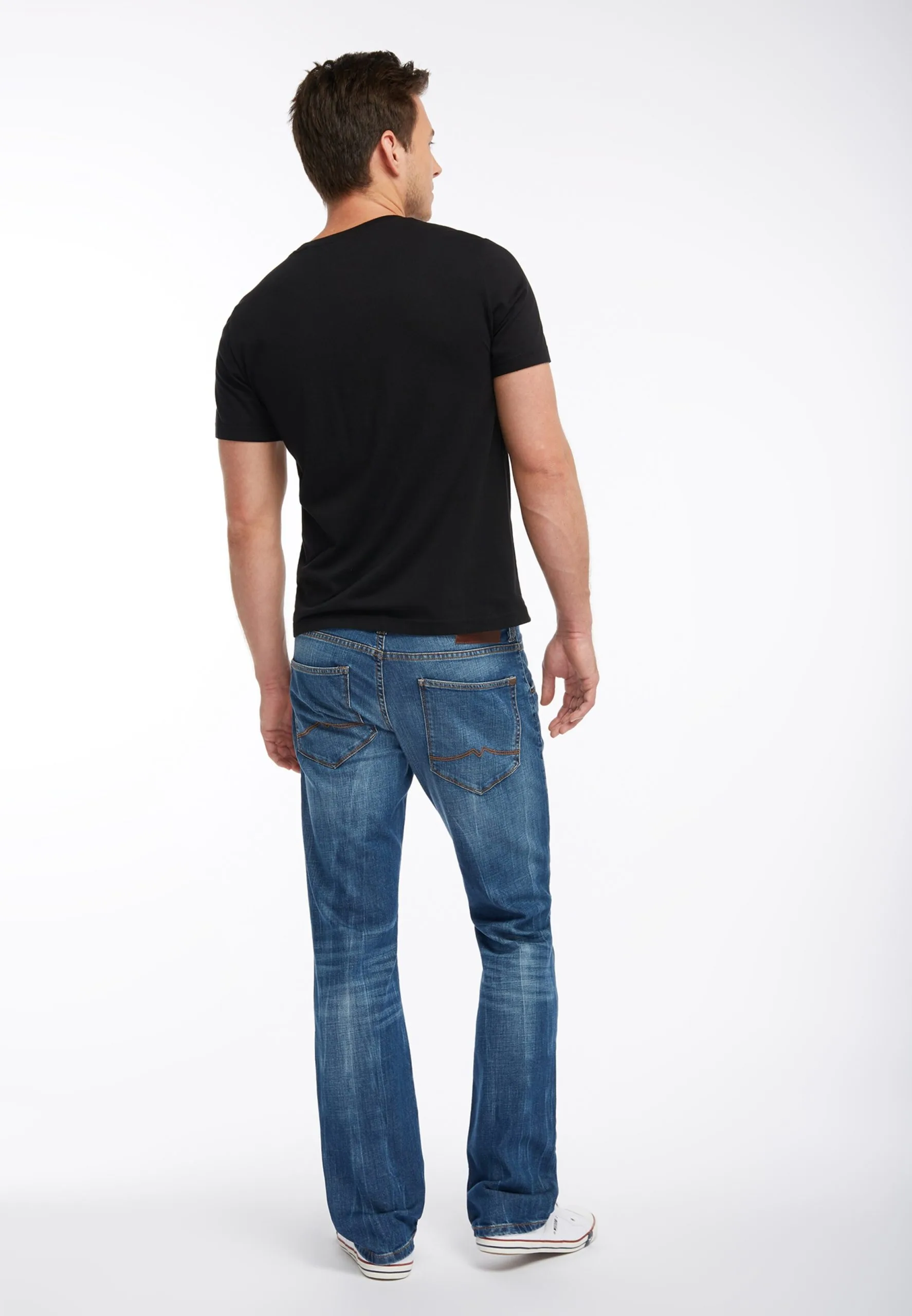 Mustang Straight Regular Jeans Michigan Heren Blauw - Afbeelding 8