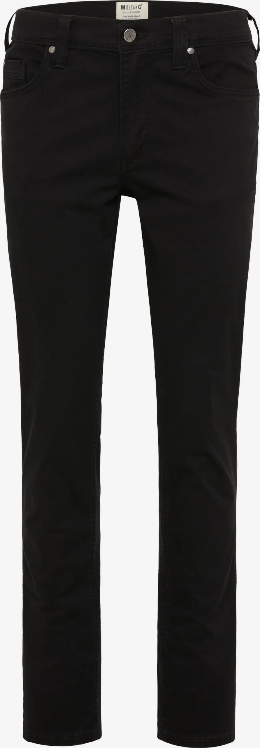 Mustang Pantalons Slimfit Broek Washington Heren Zwart - Afbeelding 4