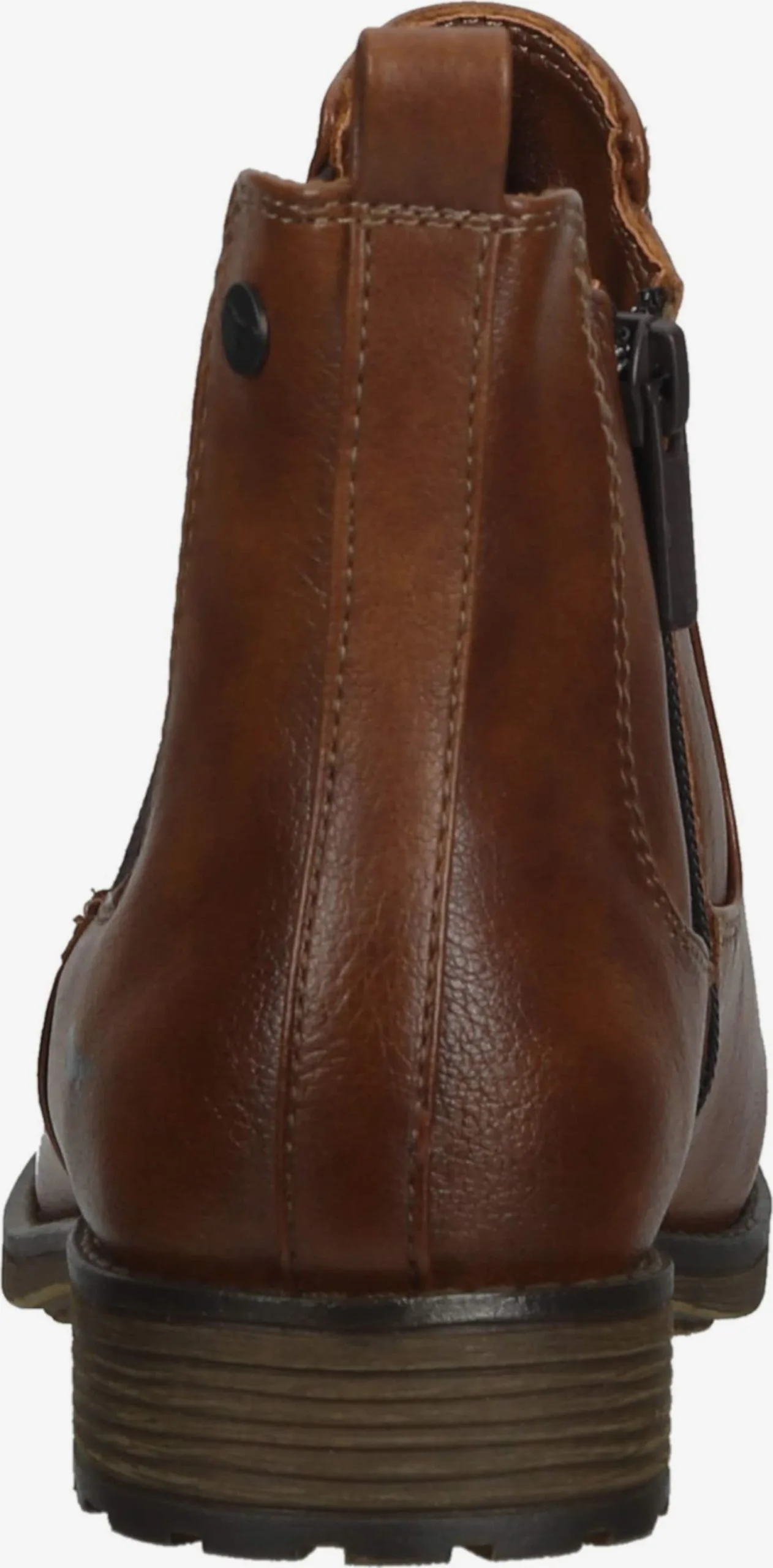 Mustang Enkellaarsjes Chelsea Boots Dames Cognac / Donkerbruin - Afbeelding 5