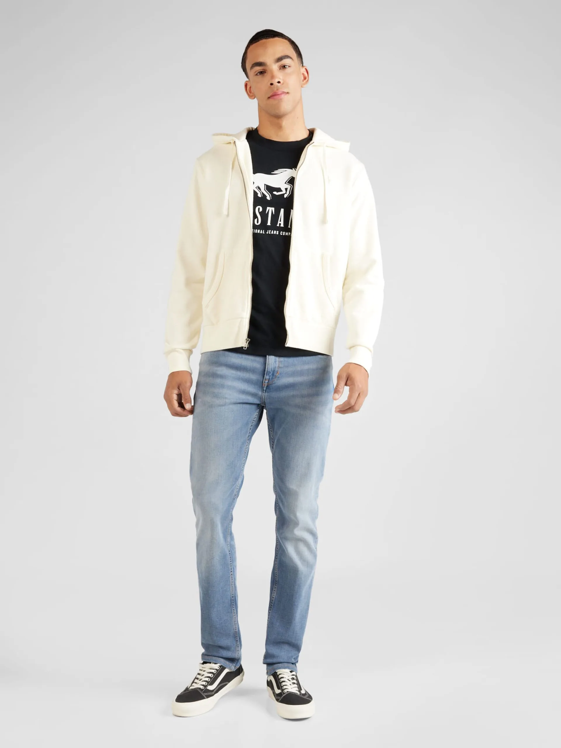 Mustang Jeans Slimfit Jeans VEGAS Heren Blauw - Afbeelding 5