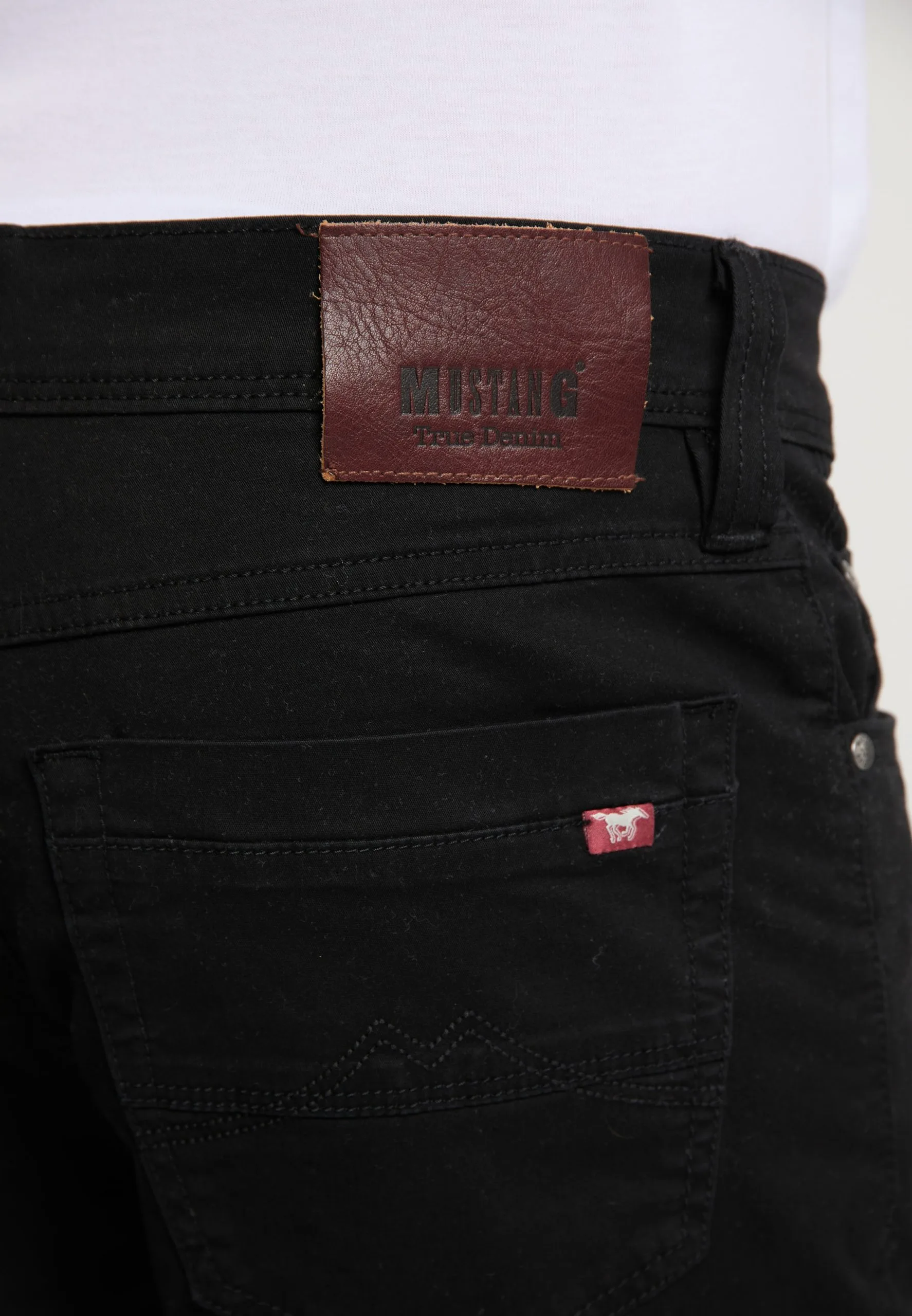 Mustang Pantalons Slimfit Broek Washington Heren Zwart - Afbeelding 12