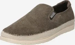 Mustang Lage Schoenen Instappers Heren Kaki