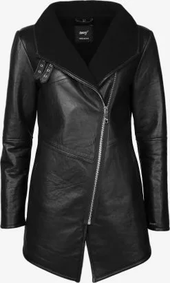 Mustang Wintermantels Wintermantel Corning Dames Zwart