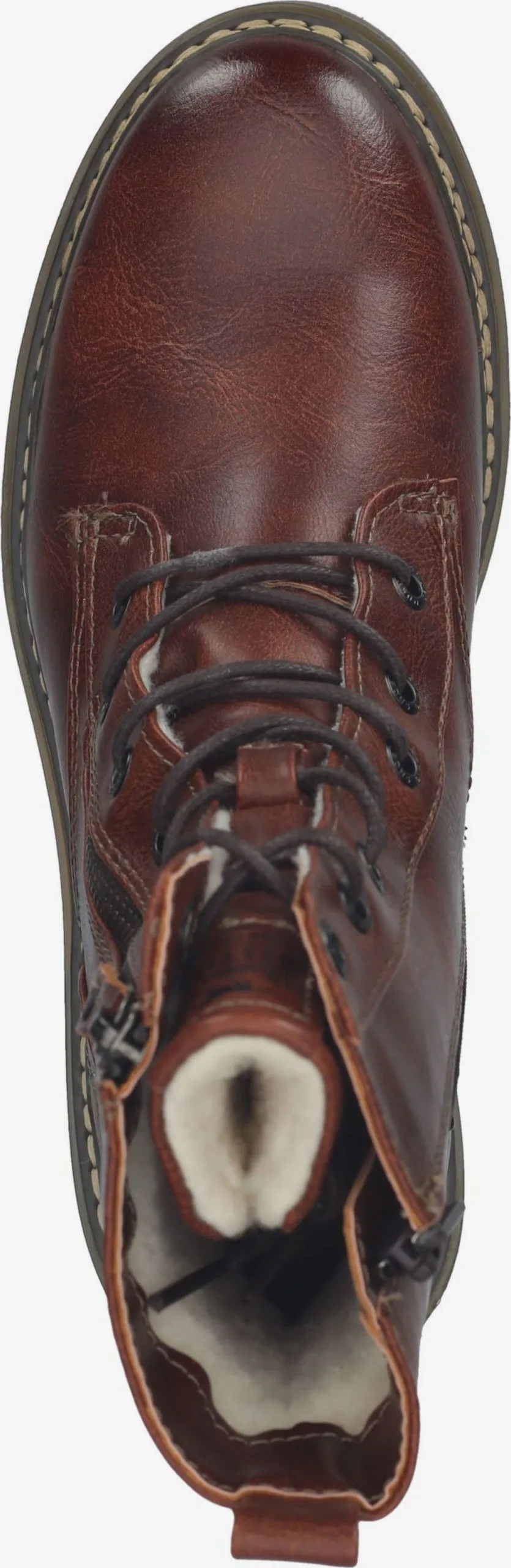 Mustang Klassieke Enkellaarsjes Enkellaarsjes Dames Kastanjebruin - Afbeelding 6