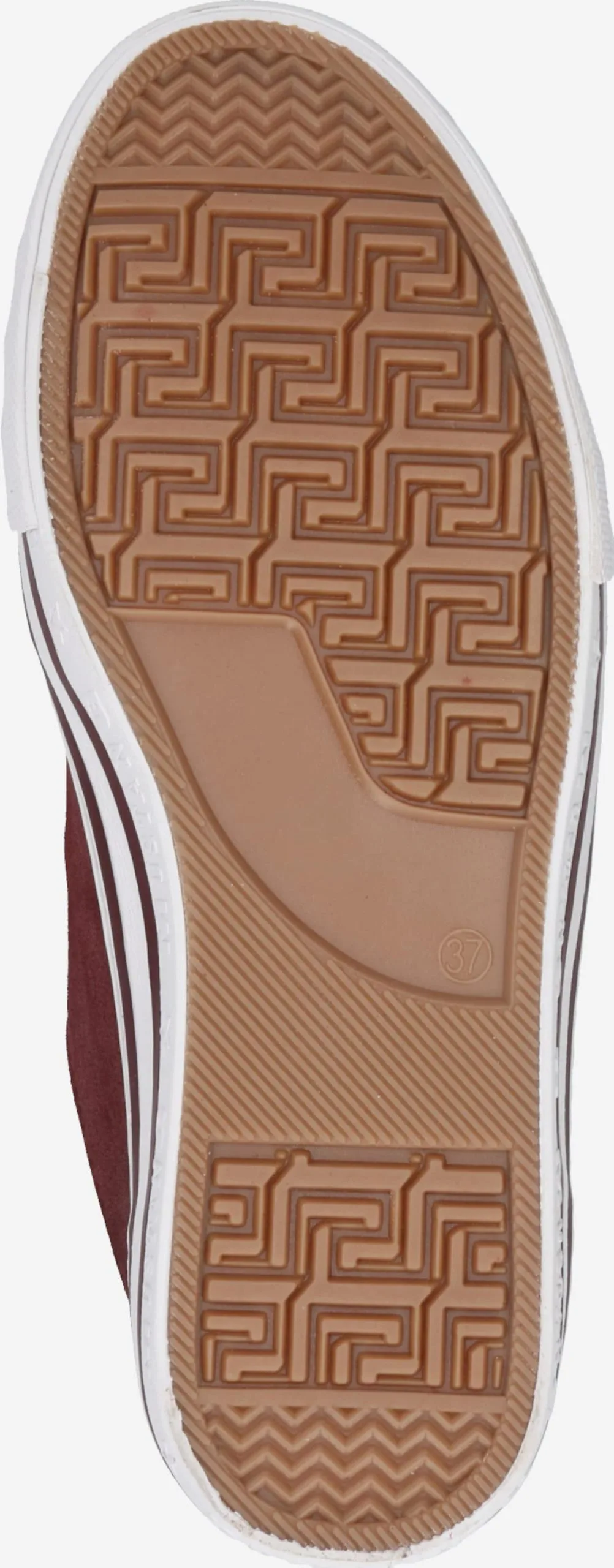 Mustang Skate Sneakers Sneakers Laag Dames Bordeaux - Afbeelding 3